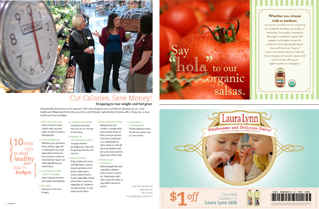 Sample Editorial / Ad spread