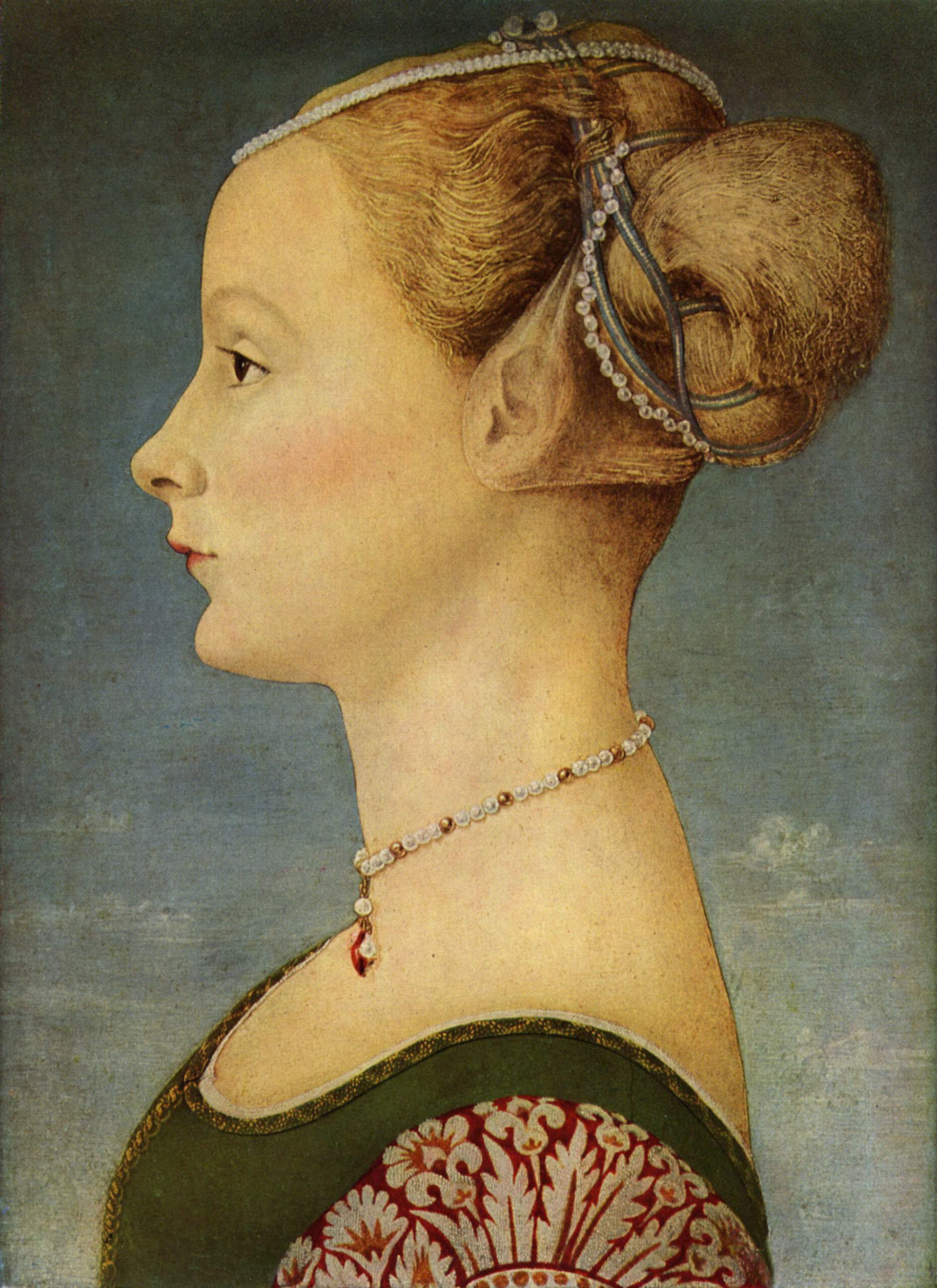 Piero del Pollaiolo - "Ritratto di giovane dama"
