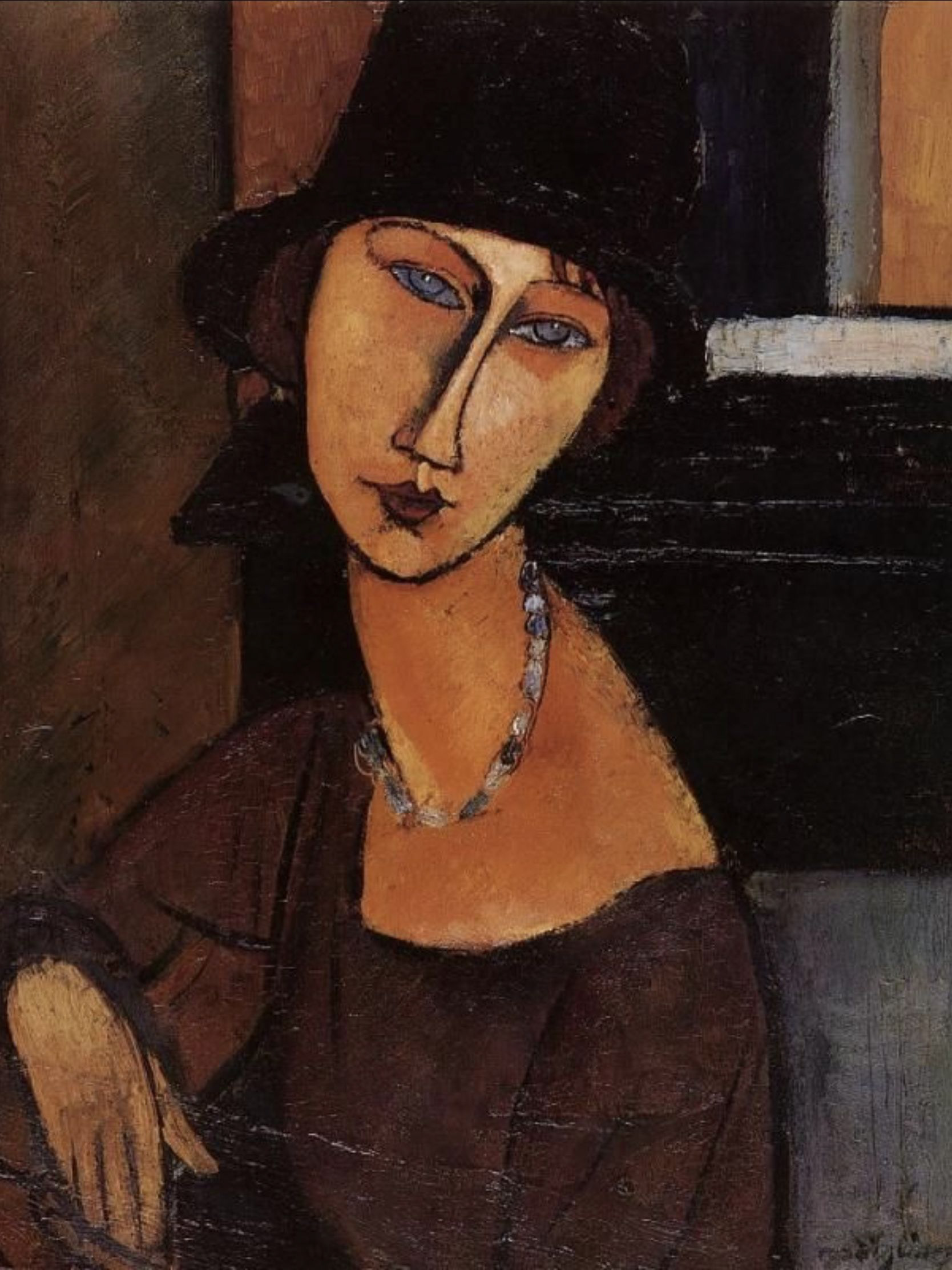 Amedeo Modigliani - "Jeanne Hébuterne con la collana"