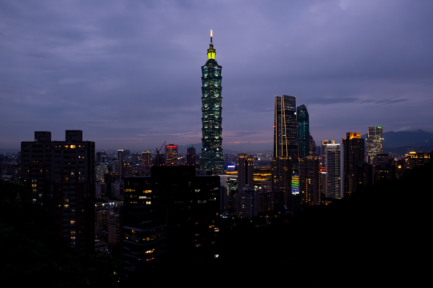 Taipei frome Elephant Mountain (Xiangshan), Taipei