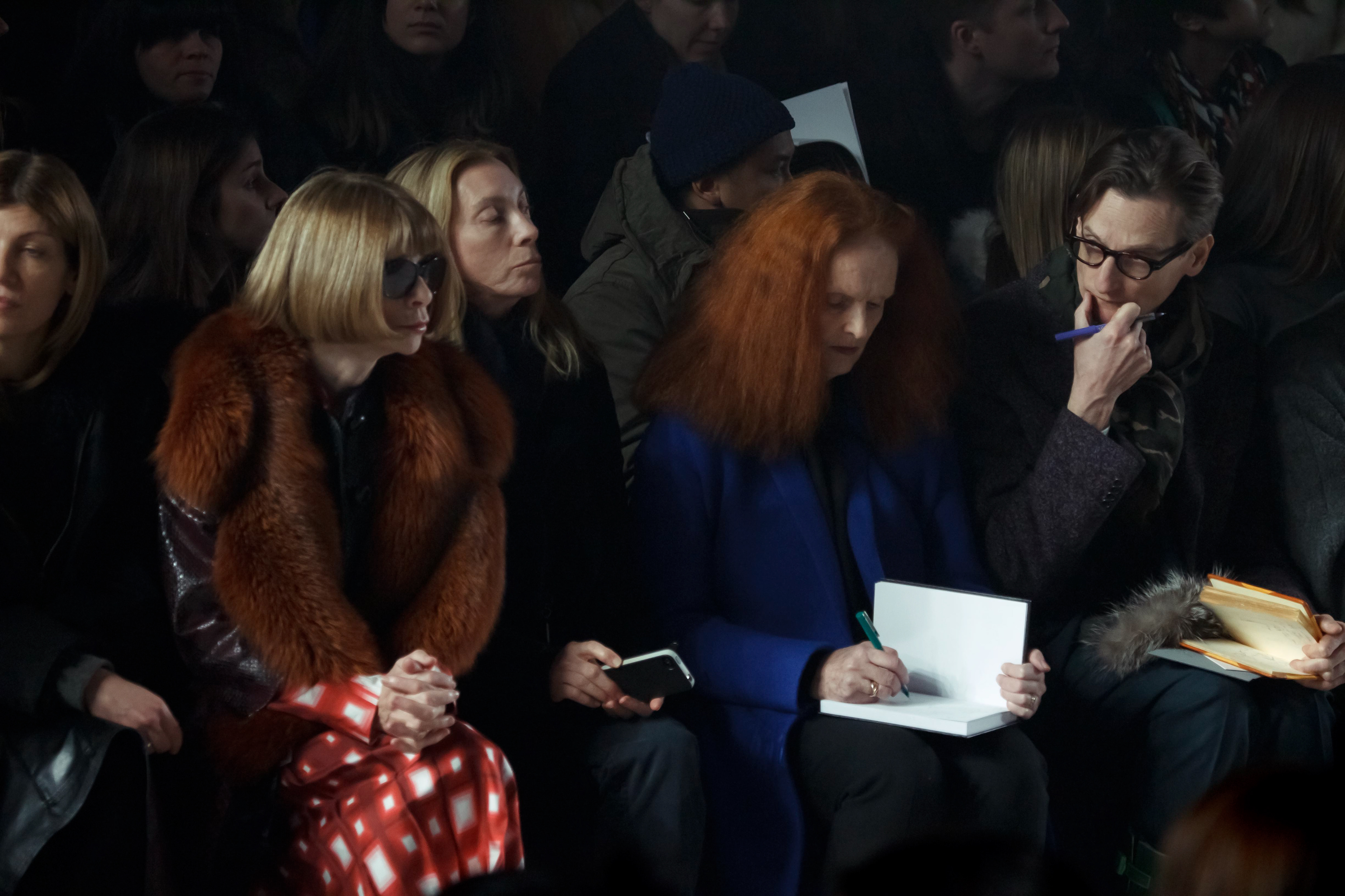 Anna Wintour, Grace Coddington, Hamish Bowles (2012)