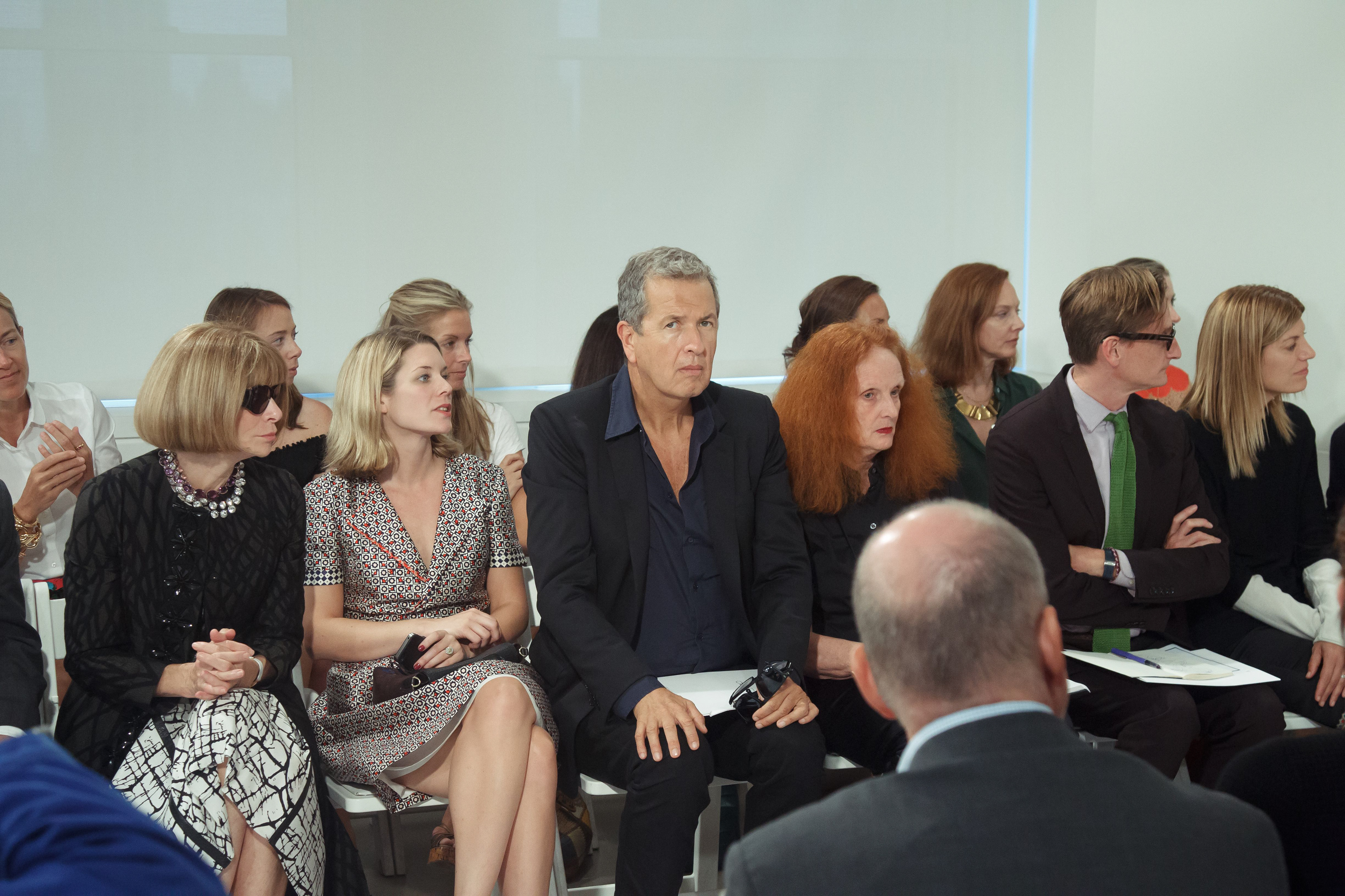 Anna Wintour, Mario Testino, Grace Coddington (2012)