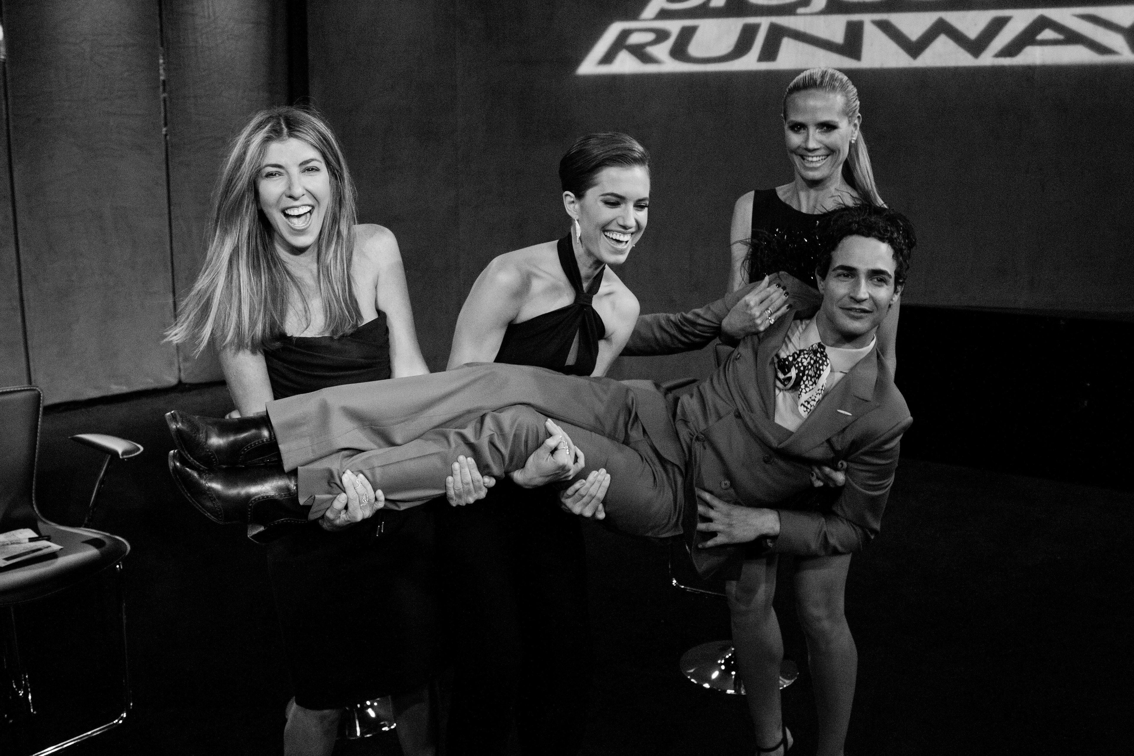 Nina Garcia, Allison Williams, Heidi Klum & Zac Posen (2013)