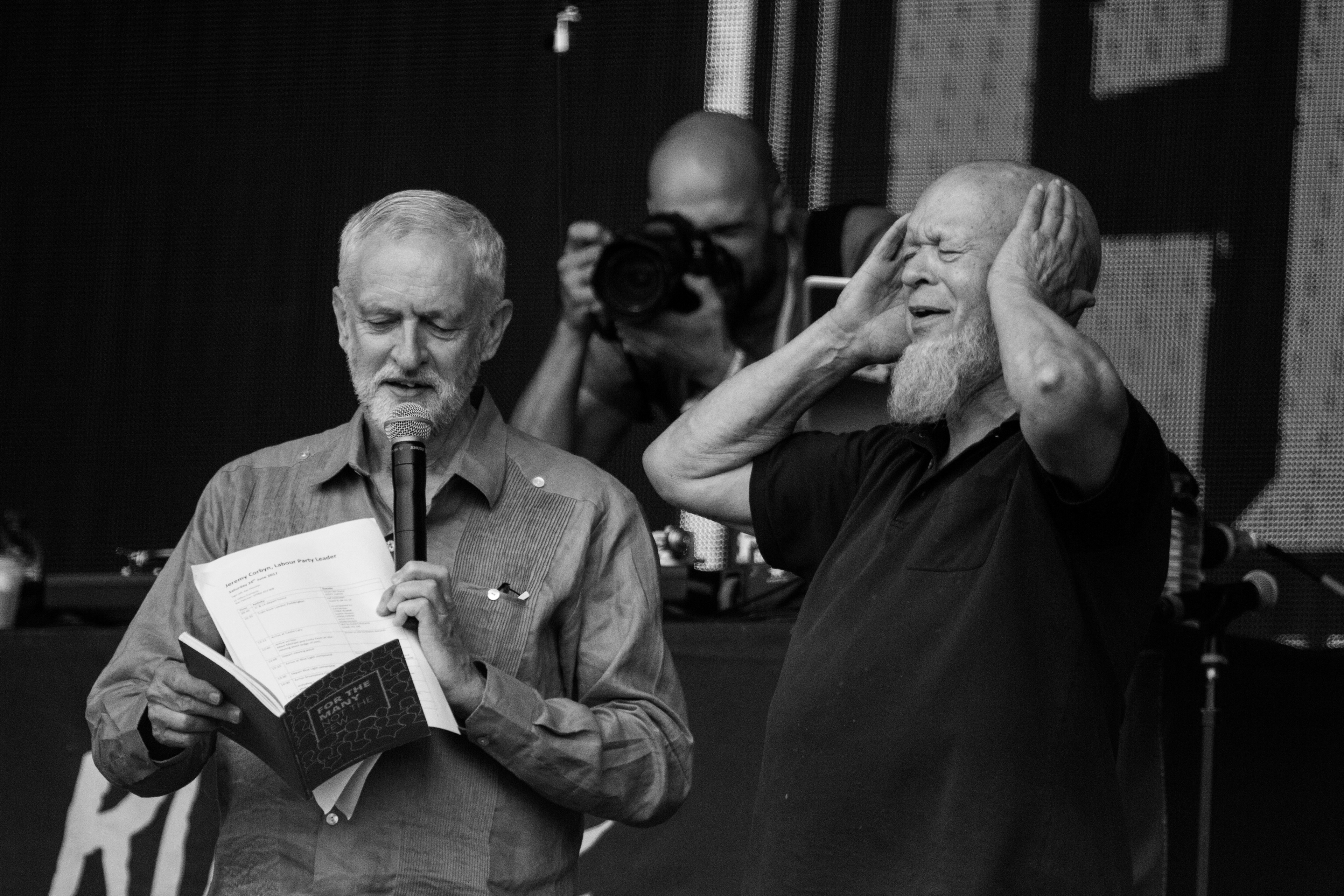 Jeremy Corbin & Michael Eavis