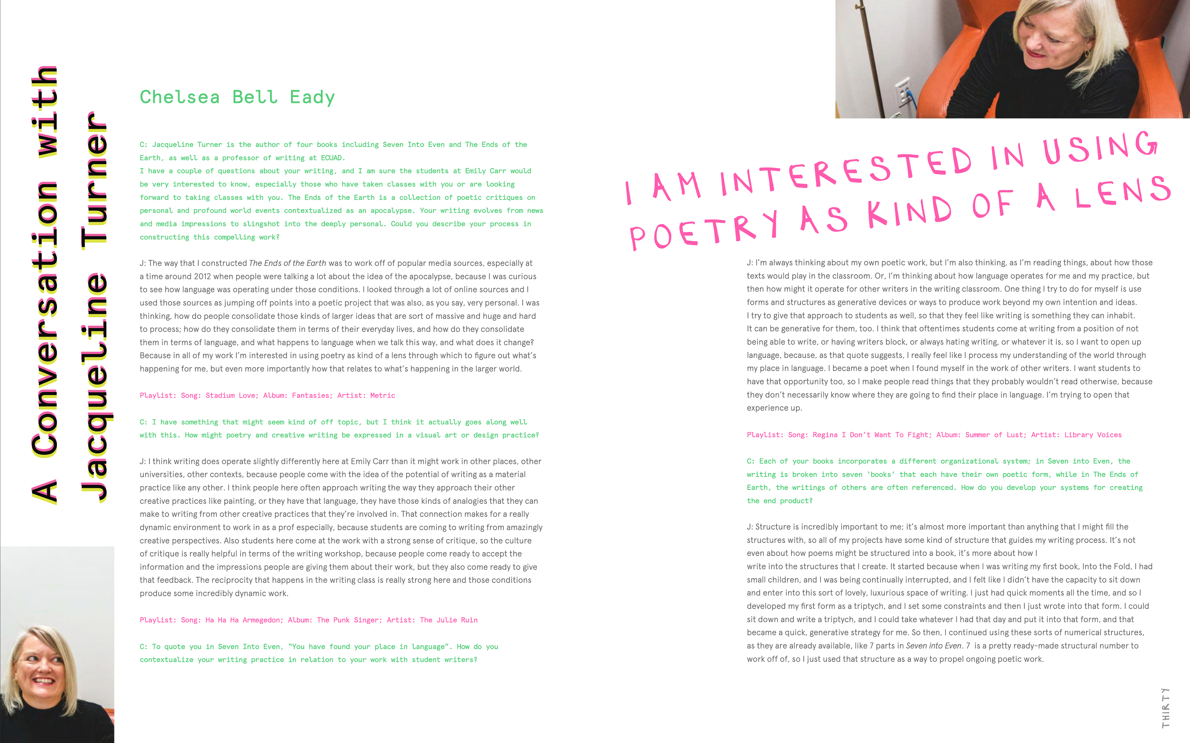 Woo Magazine: A New Surface - An interview with Jacqueline Turner by Chelsea Bell Eady