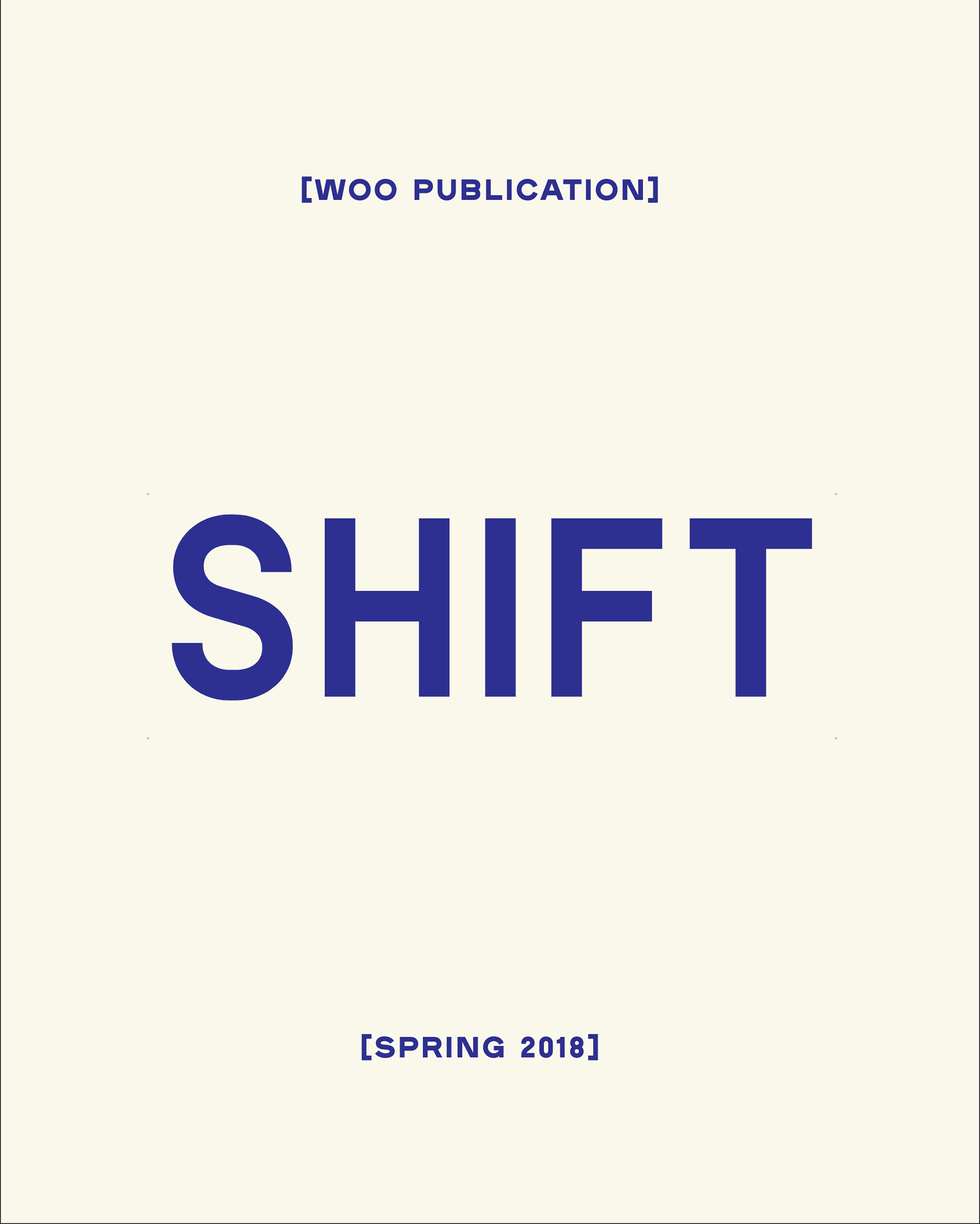 Woo Magazine: Shift Cover