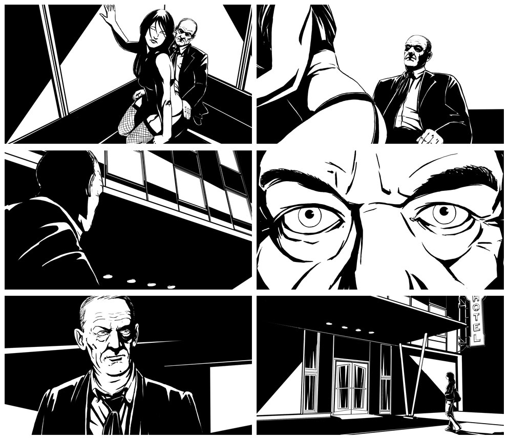 Comic pages made for Maybellene in Hofteholder MusicVideo 2008