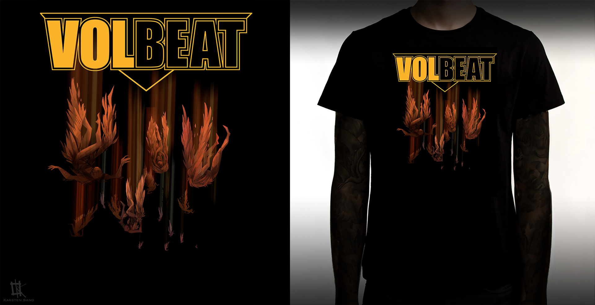 T-Shirt Design for VOLBEAT