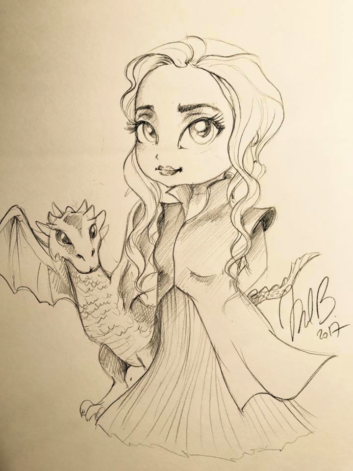 Daenerys -GOT - Crayons