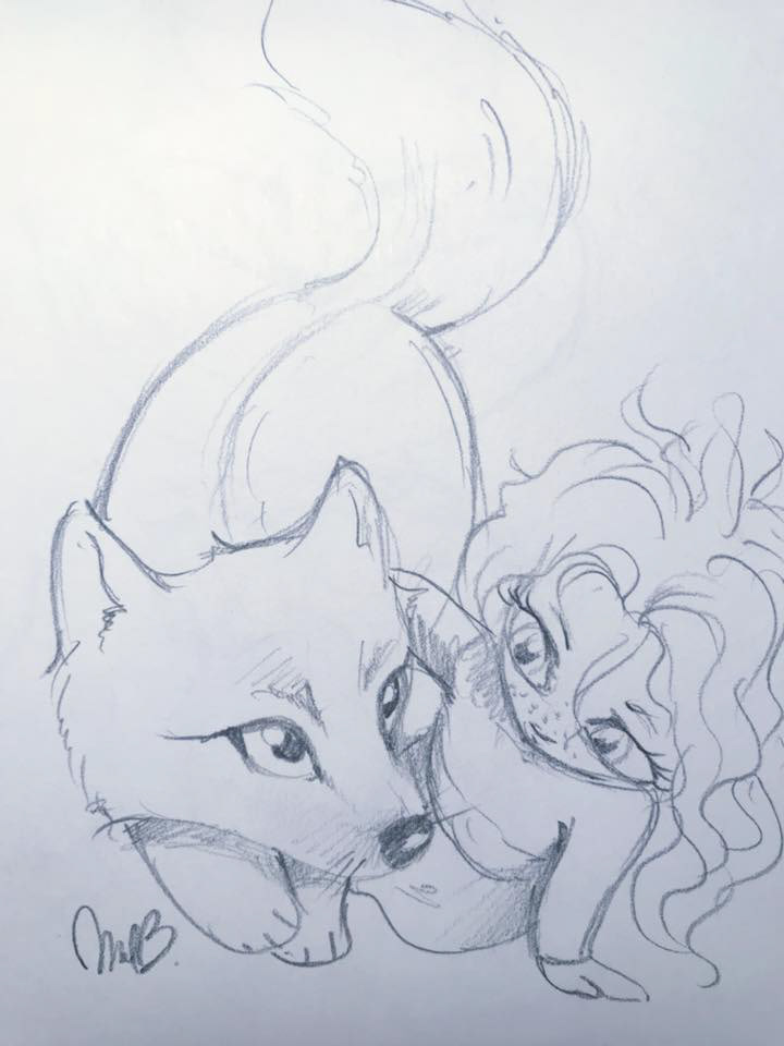 Loup - Hannah - Crayon