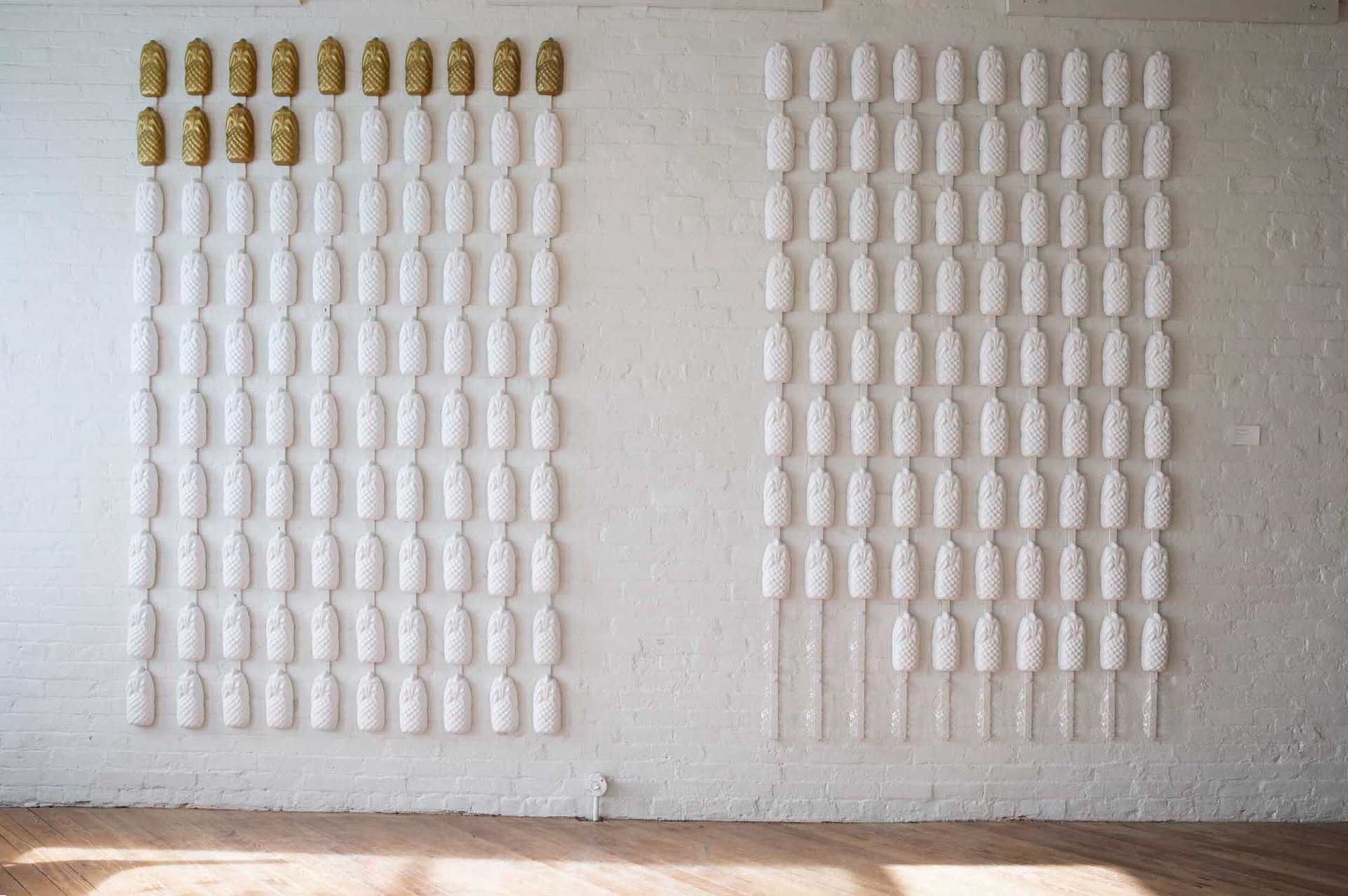 1910/2010 Census, 2018 hydrostone, lacquer, acrylic, plastic and wood