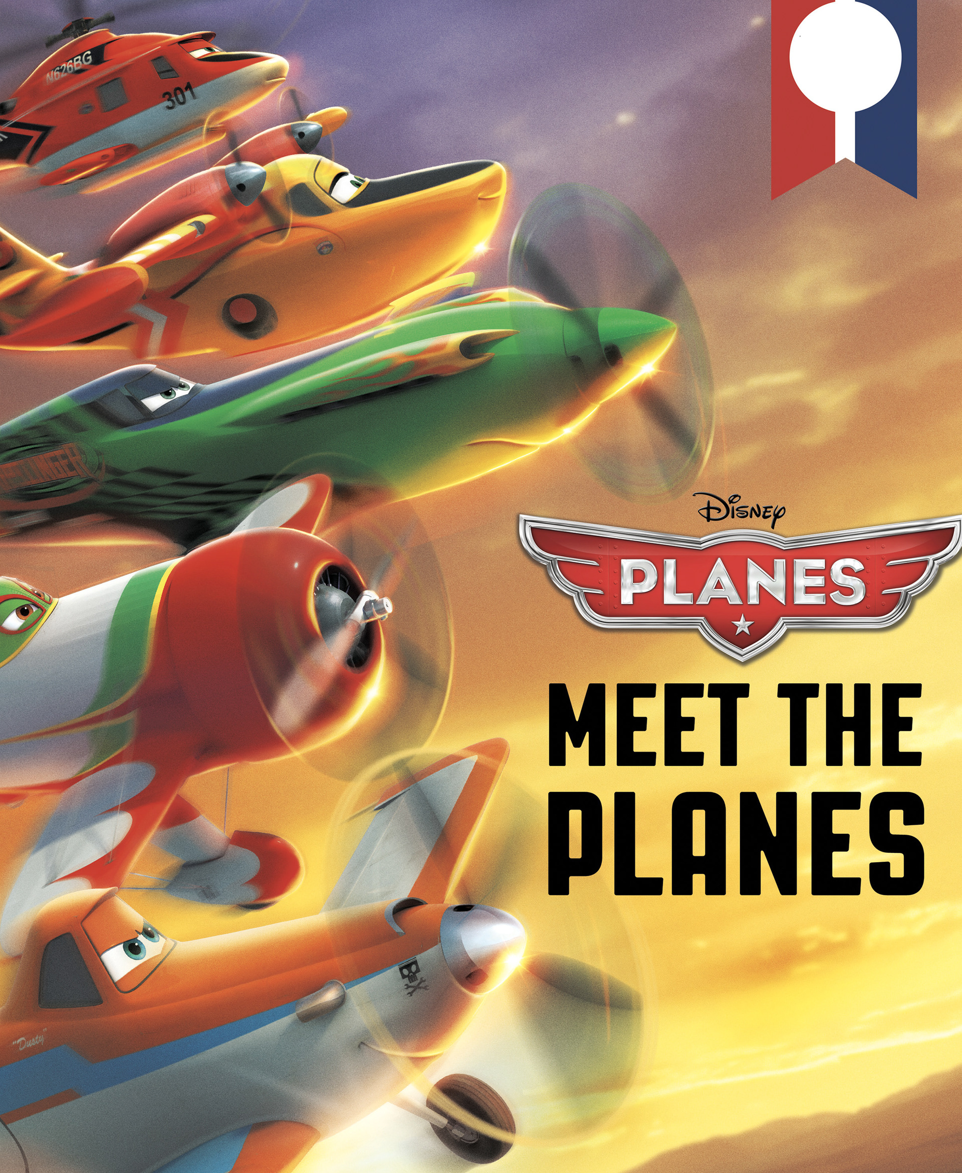 Cover from "Meet the Planes" book (Color)