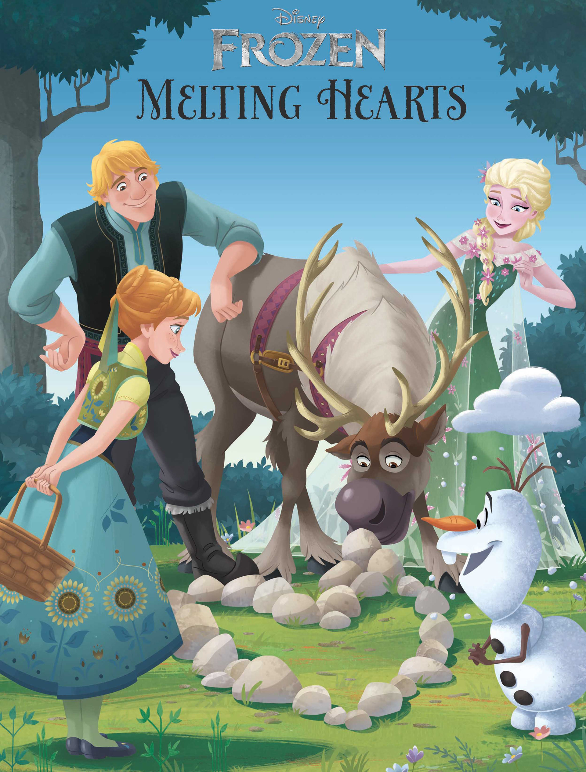 Cover from "Melting Hearts" Frozen book (Color)