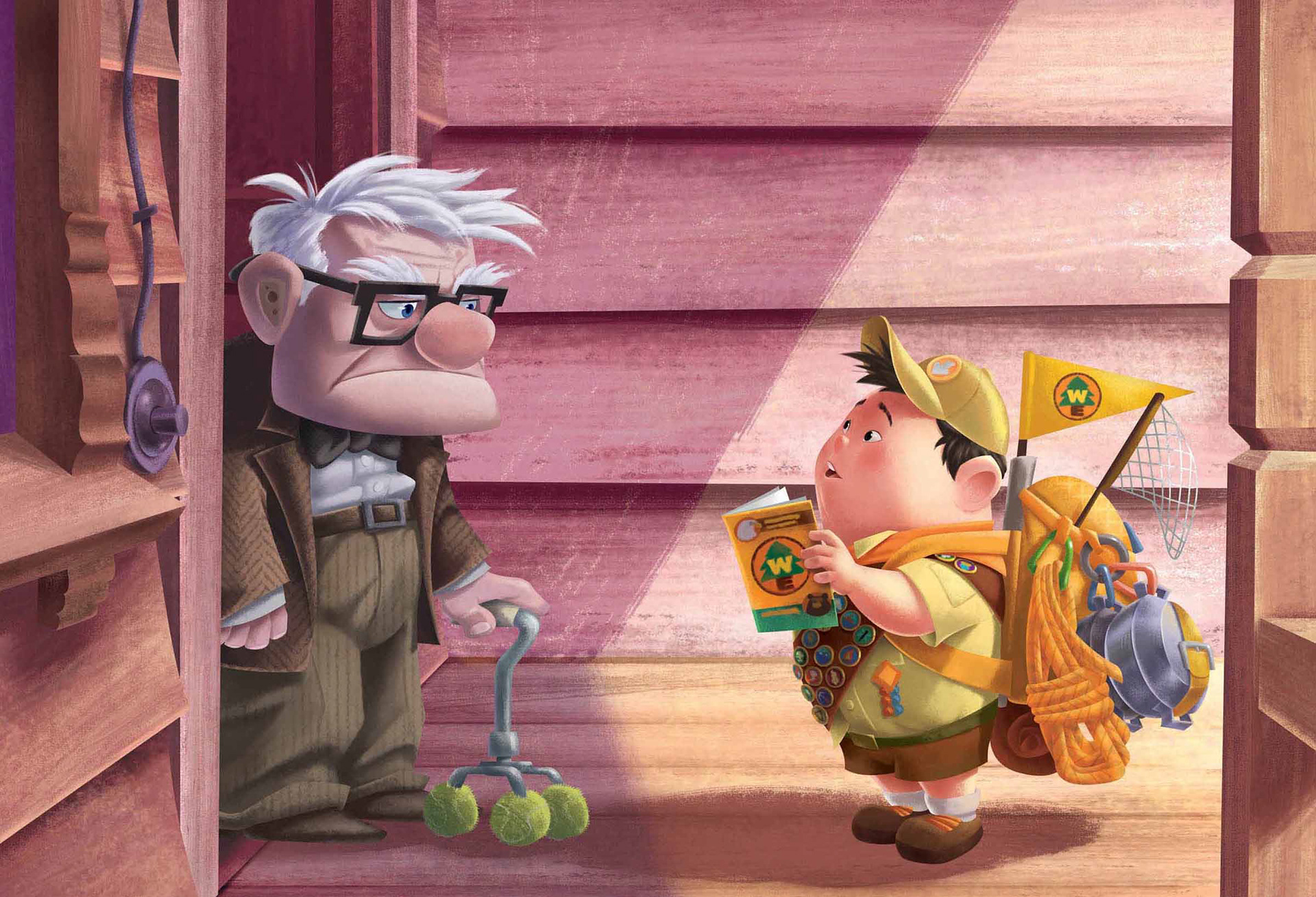 Cover from "UP" Disney-book (Color)