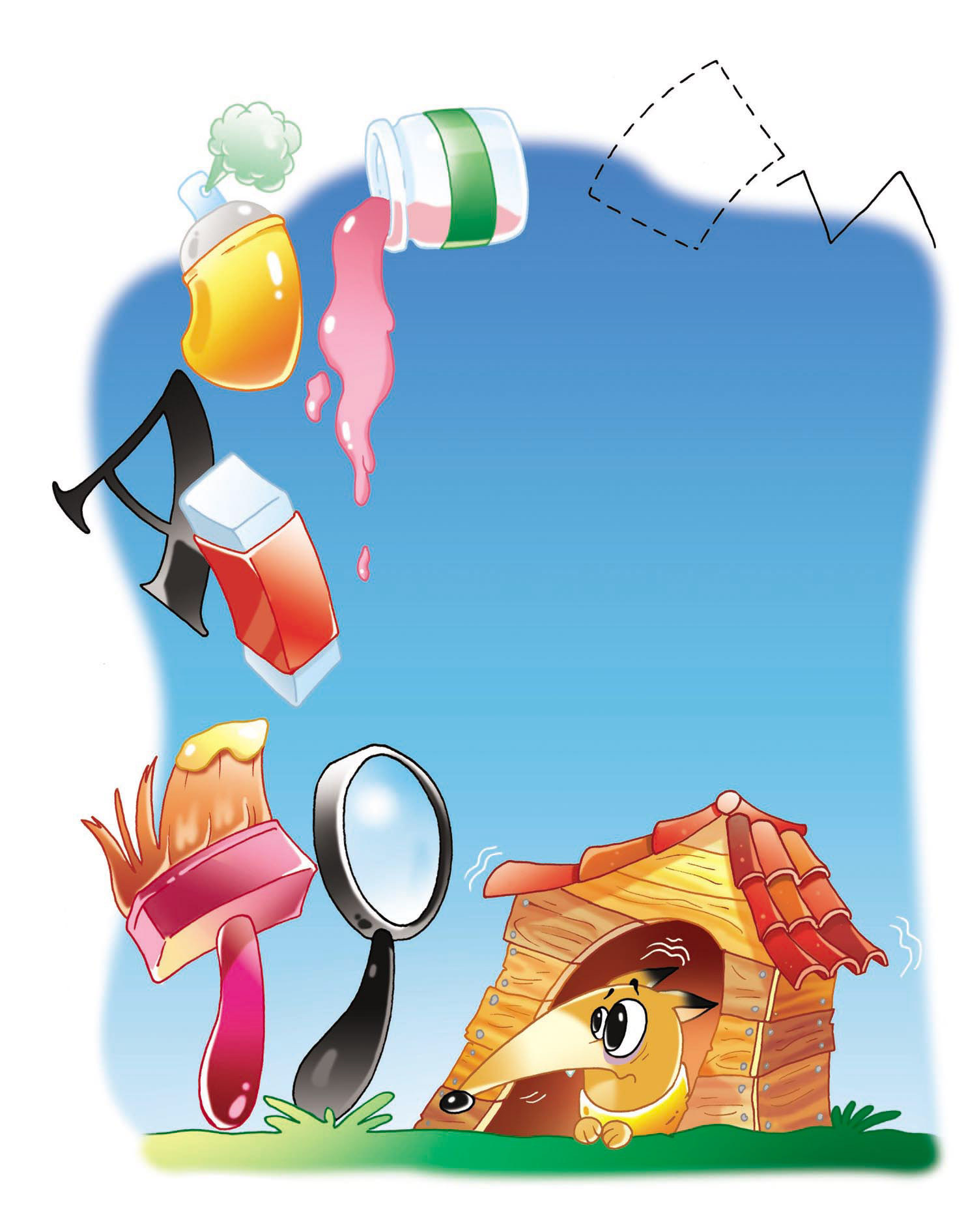 School illustrations for Raffaello