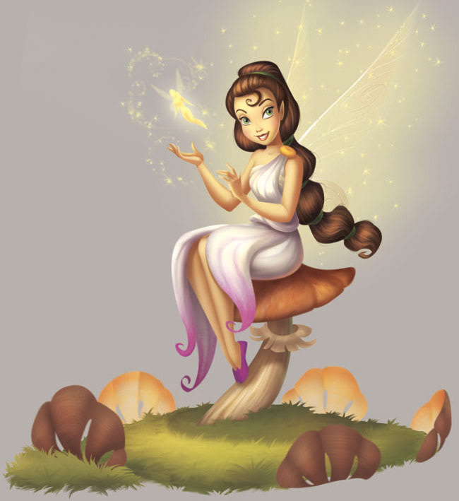 Illustration from "Meet the Fairies" Disney-book (Color)