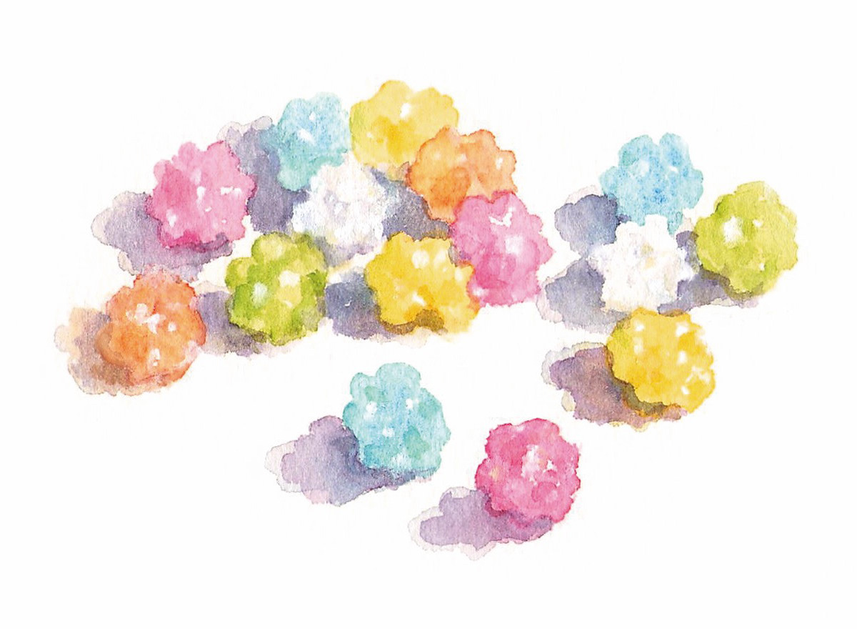 こんぺいとう Kompeito Sugar Candies (11 x 8 cm)