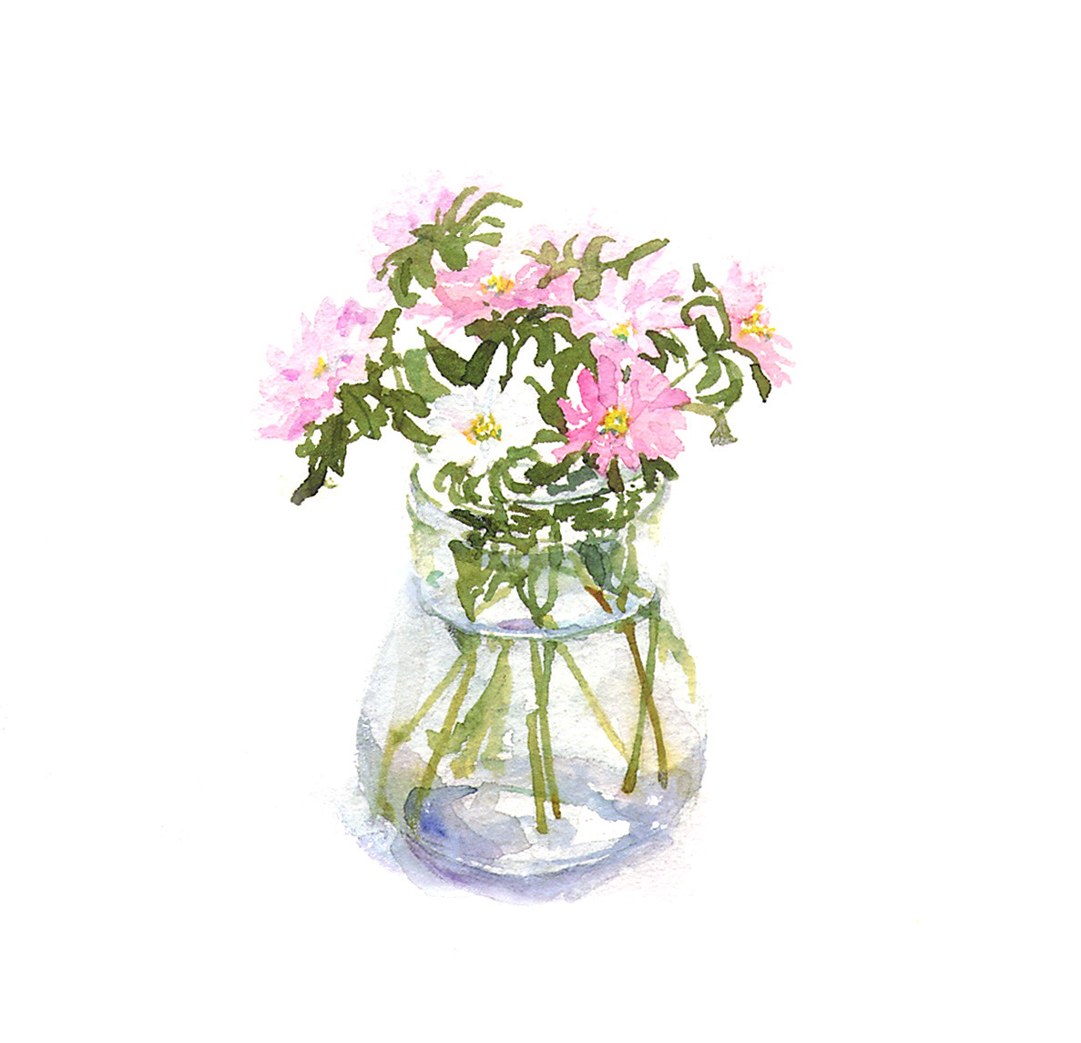 アスターの花瓶