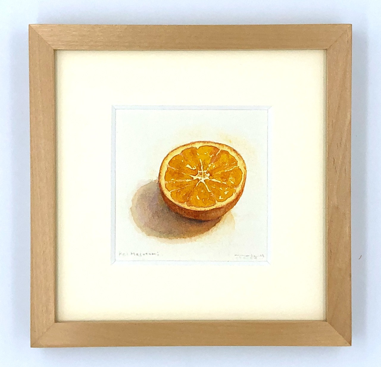 半分に切ったオレンジ Orange cut in half