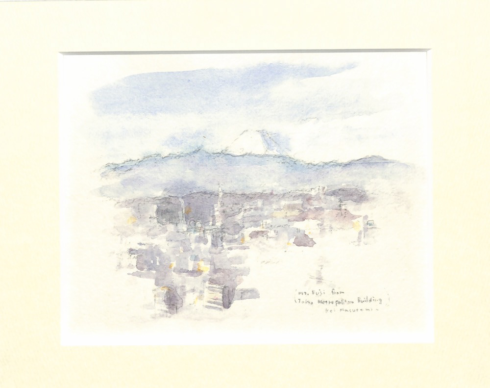 30 都庁から見た富士山 インチ (203 x 254) ¥8,000