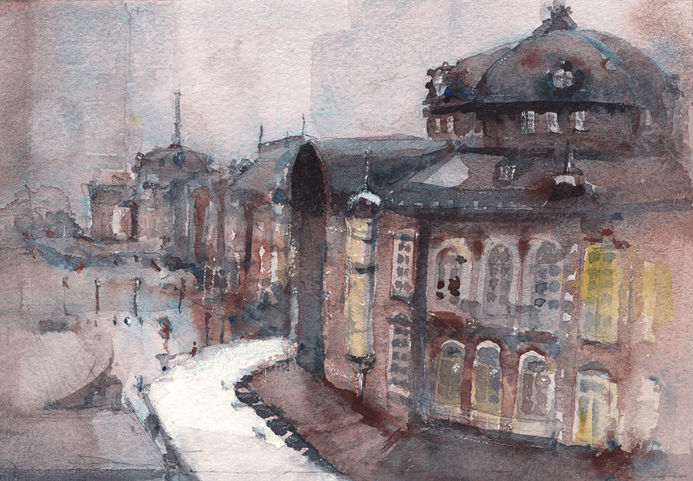 東京駅丸の内駅舎 Tokyo Station Marunouchi Building 22.7 x 15.8 cm