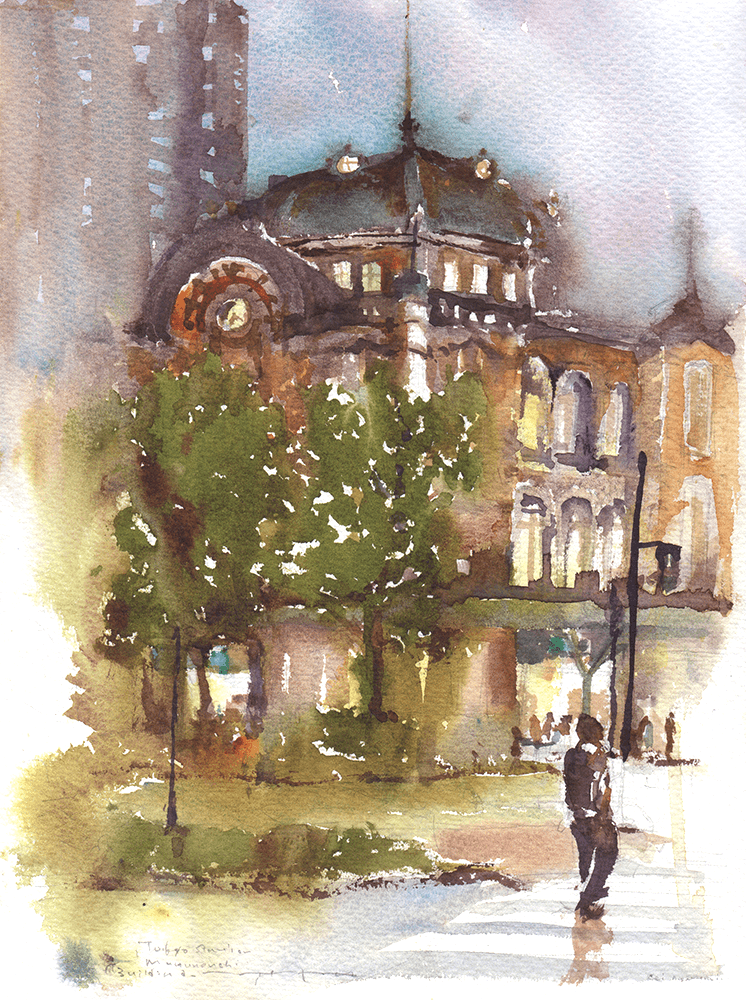東京駅丸の内駅舎 Tokyo Station Marunouchi Building 24.2 x 33.2 cm