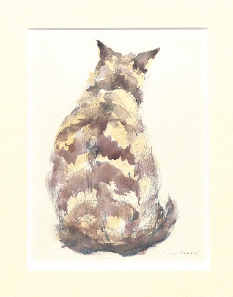 33 ねこの背中 インチ (203 x 254) ¥8,000