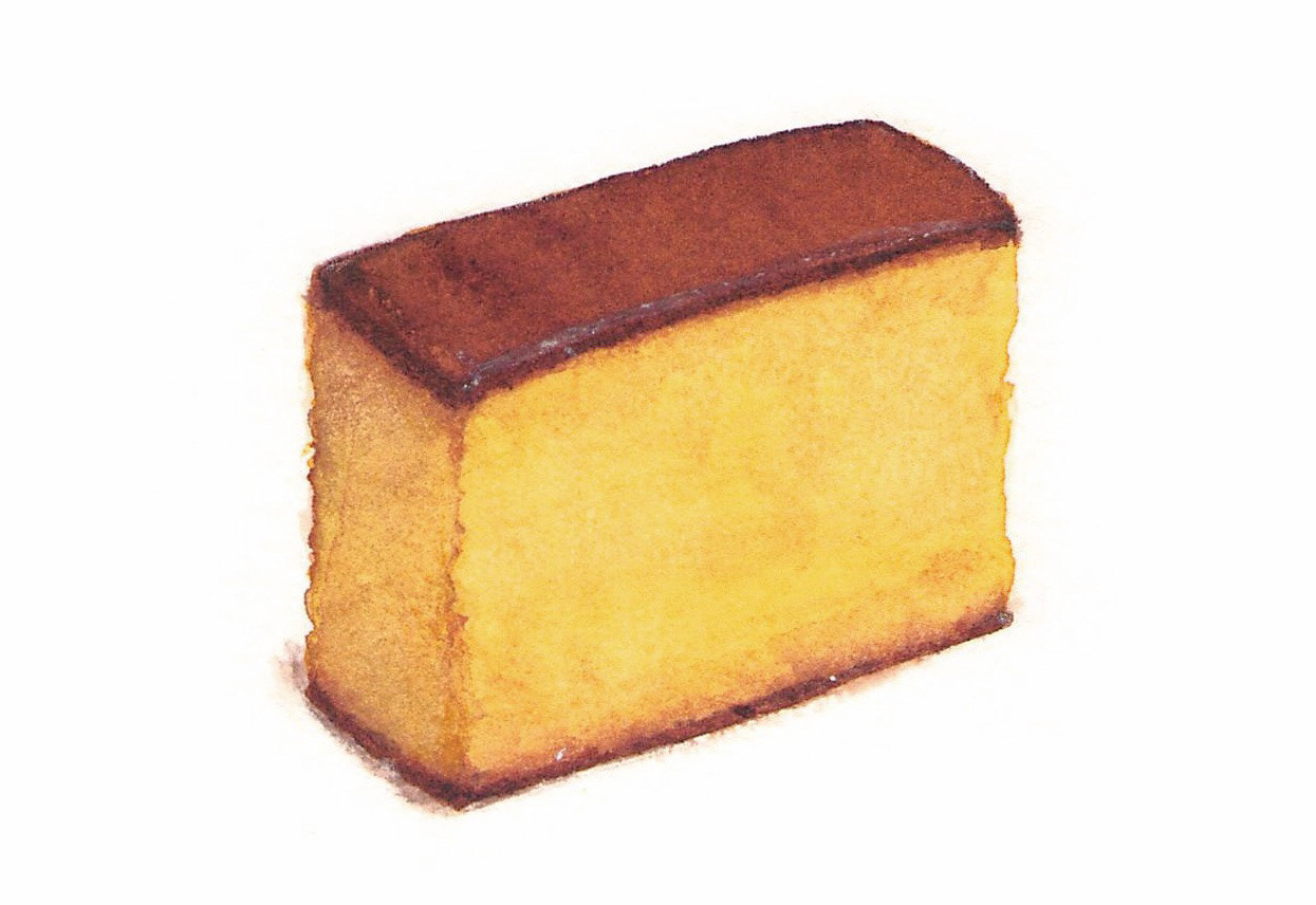カステラ Kastera Japanese Sponge Cake (8 x 7.5 cm)