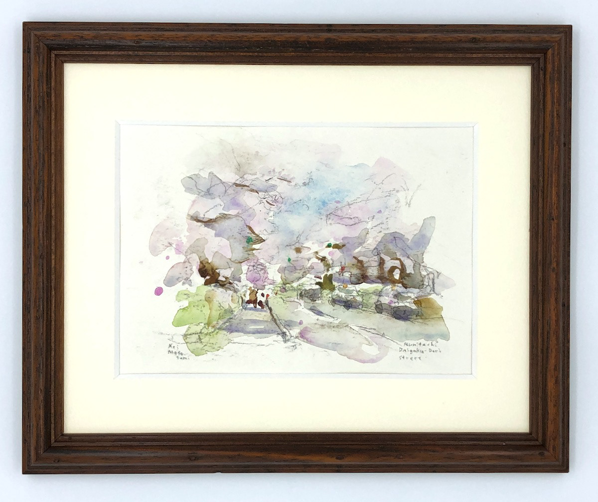 9 大学通りの桜 インチ (203 x 254) ¥15,000