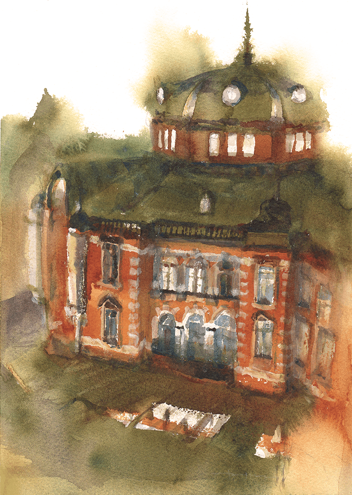 東京駅丸の内駅舎 Tokyo Station Marunouchi Building 24.2 x 33.2 cm