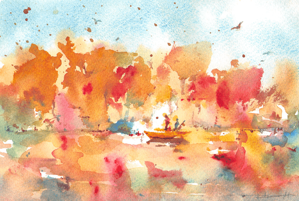 The Autumn 秋 (22.7 x 15.8 cm)