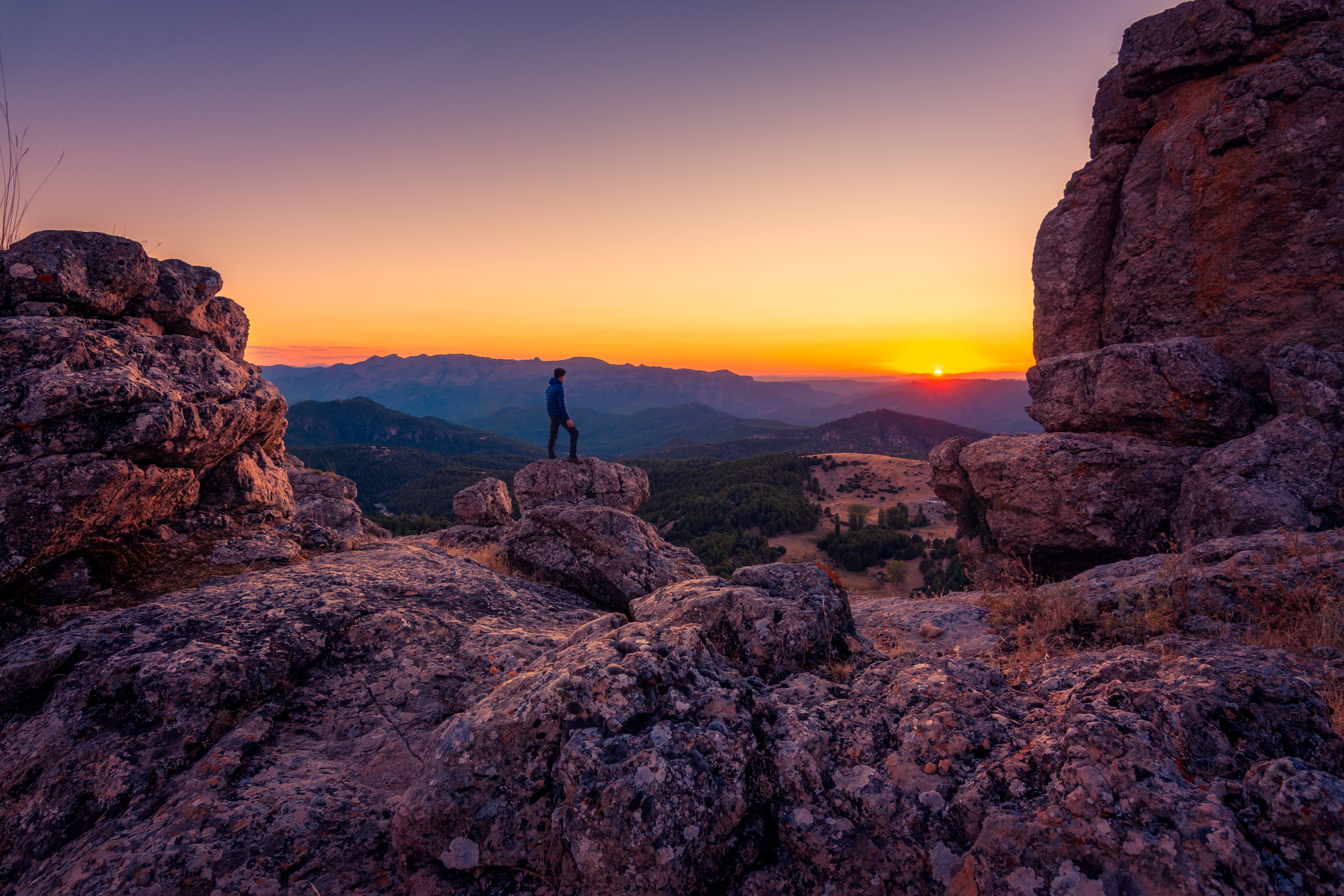 ATARDECER DESDE EL PICO AROCA
