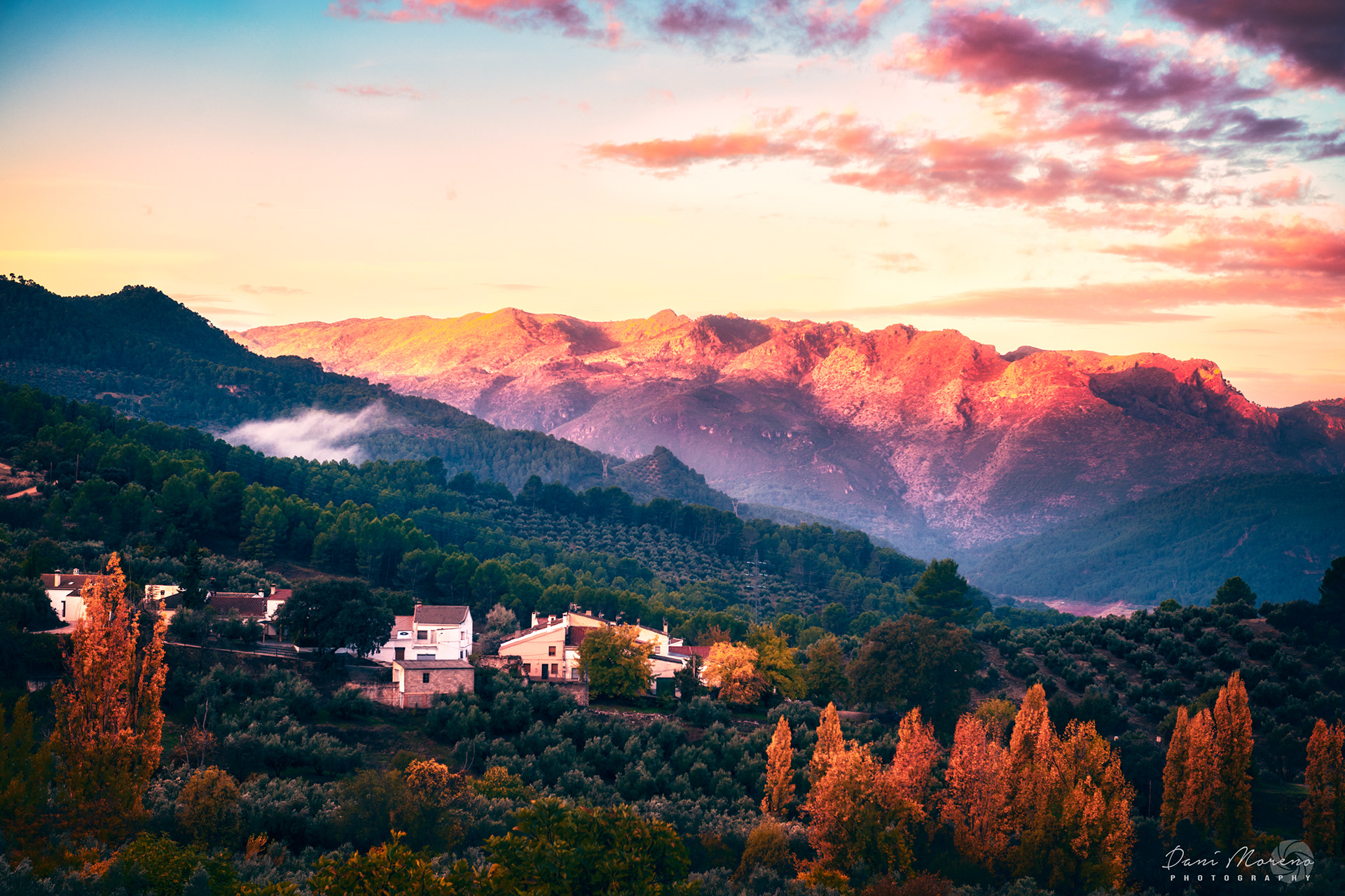 La Platera, amanecer