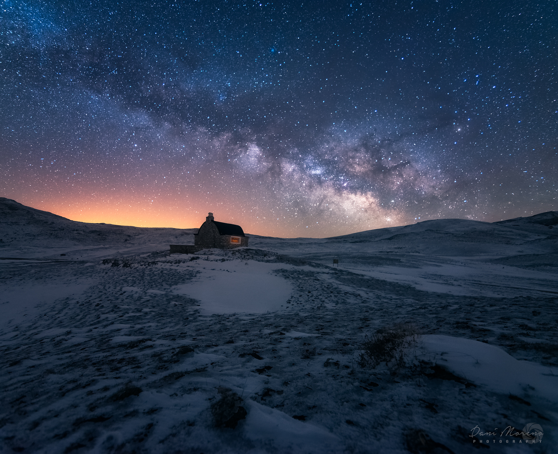Noche en el campo del Espino
