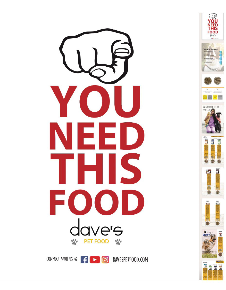 Dave's Pet Food 2023 Catalog