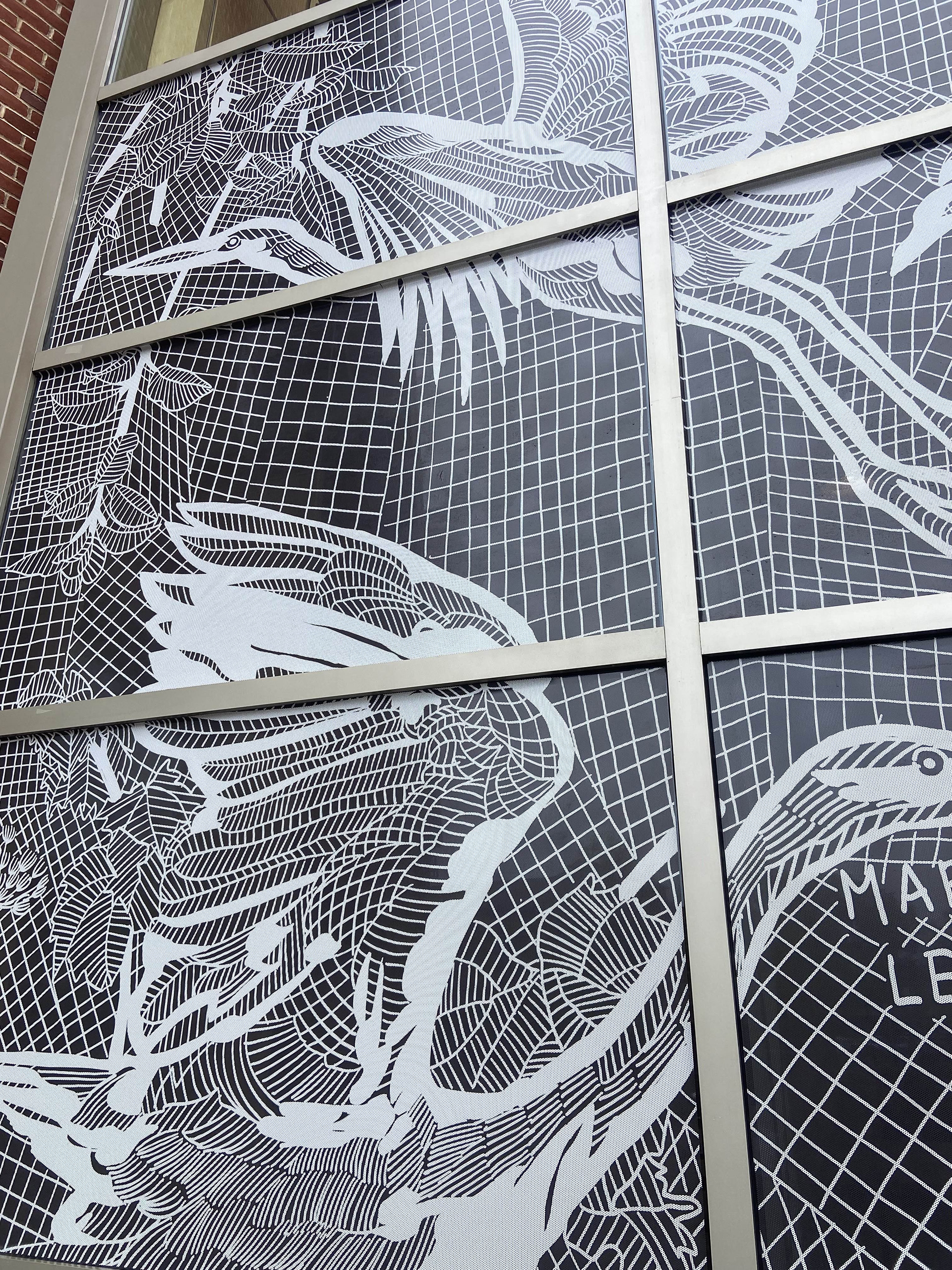 Detail on the Bird Window Project