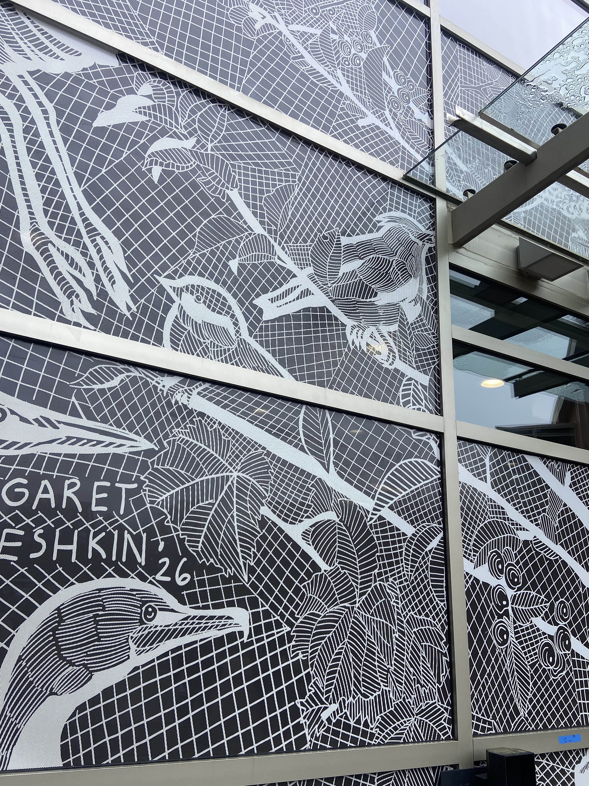Detail on the Bird Window Project