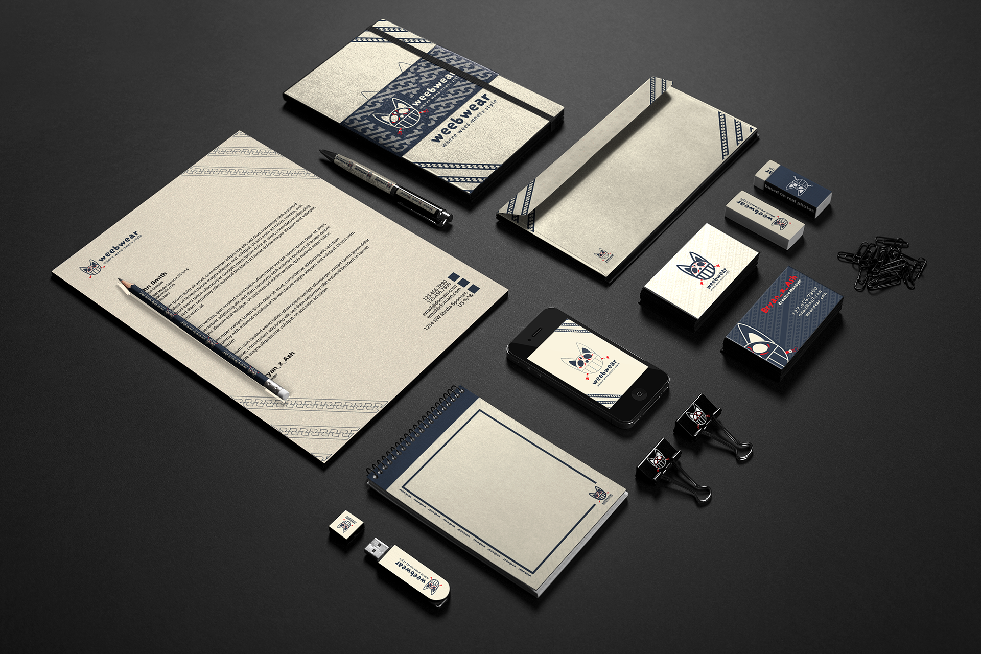 weebwear stationery