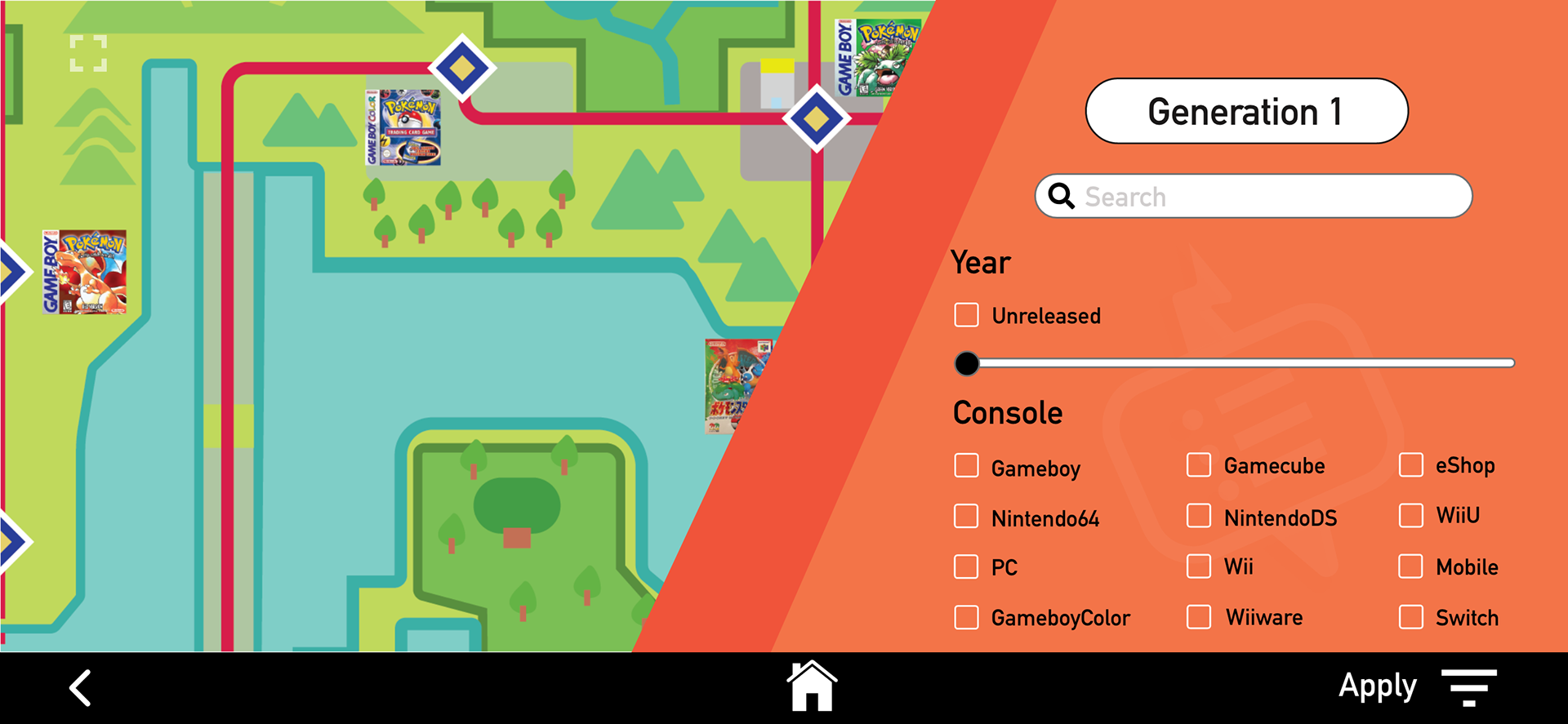Generation 1 - Kanto Filter