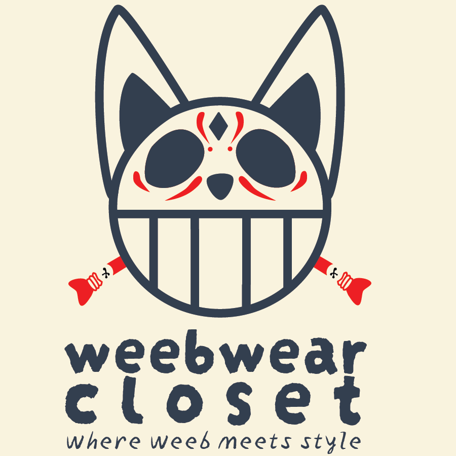 weebwear logo with slogan