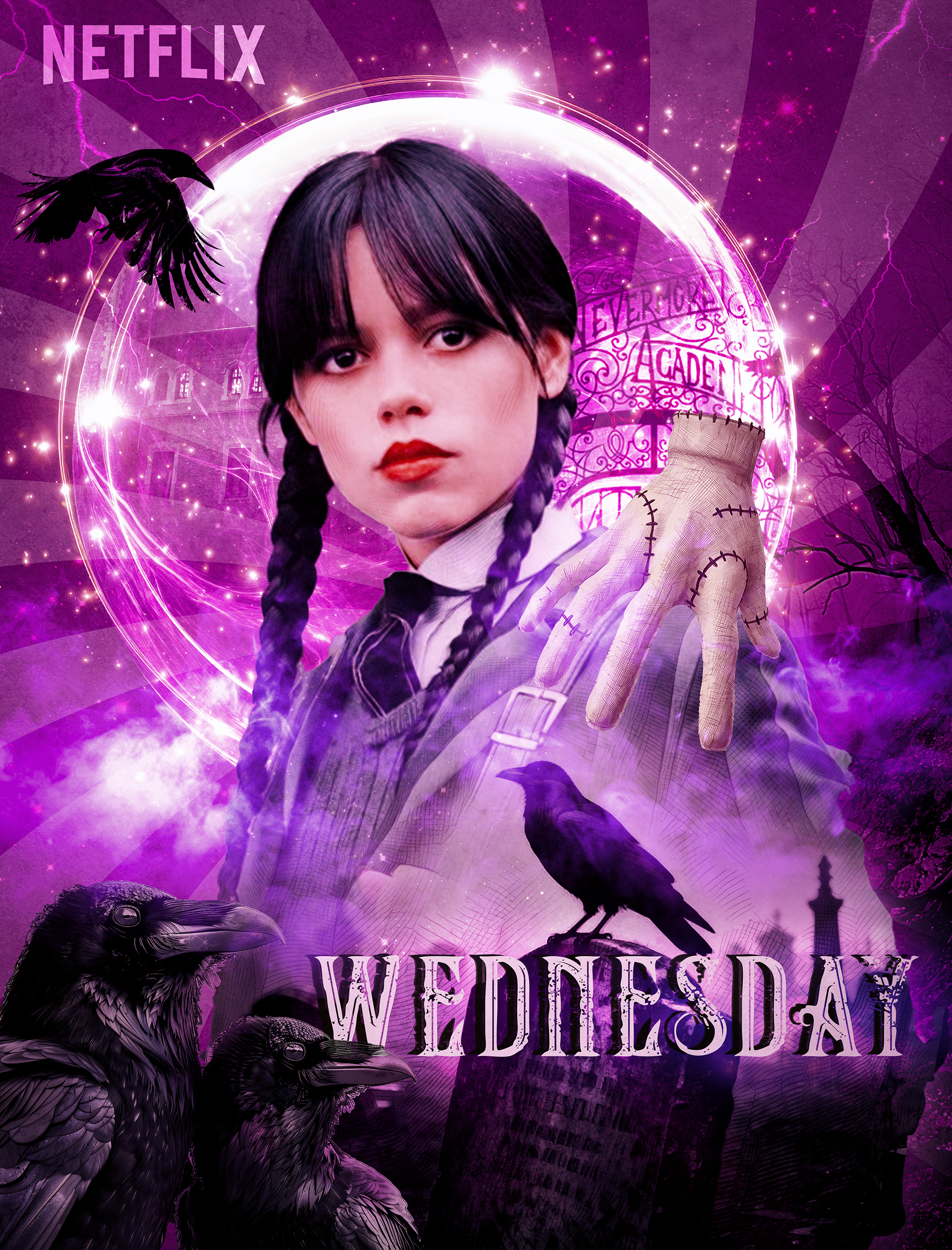 Wednesday- Key art design