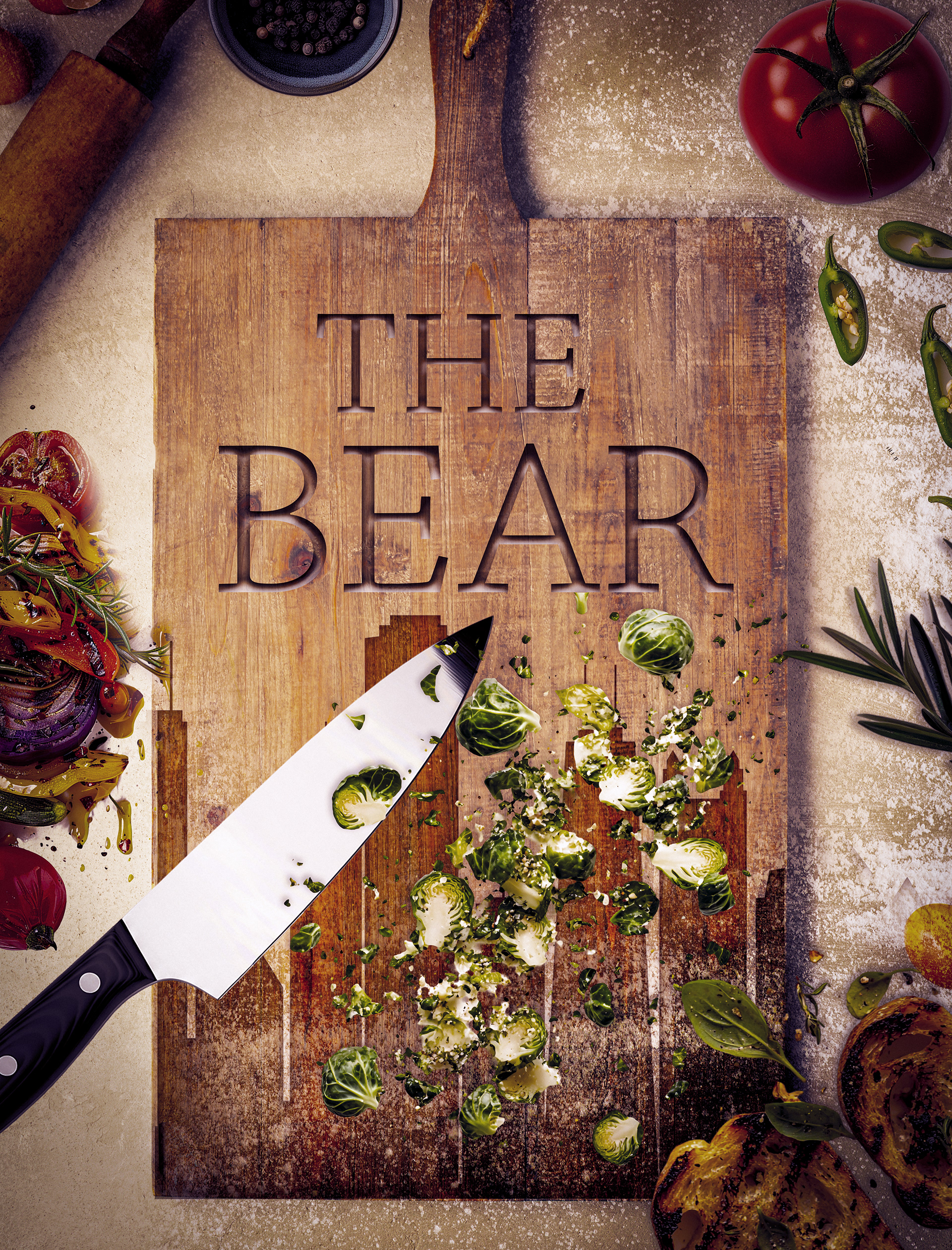 the bear - Key art design