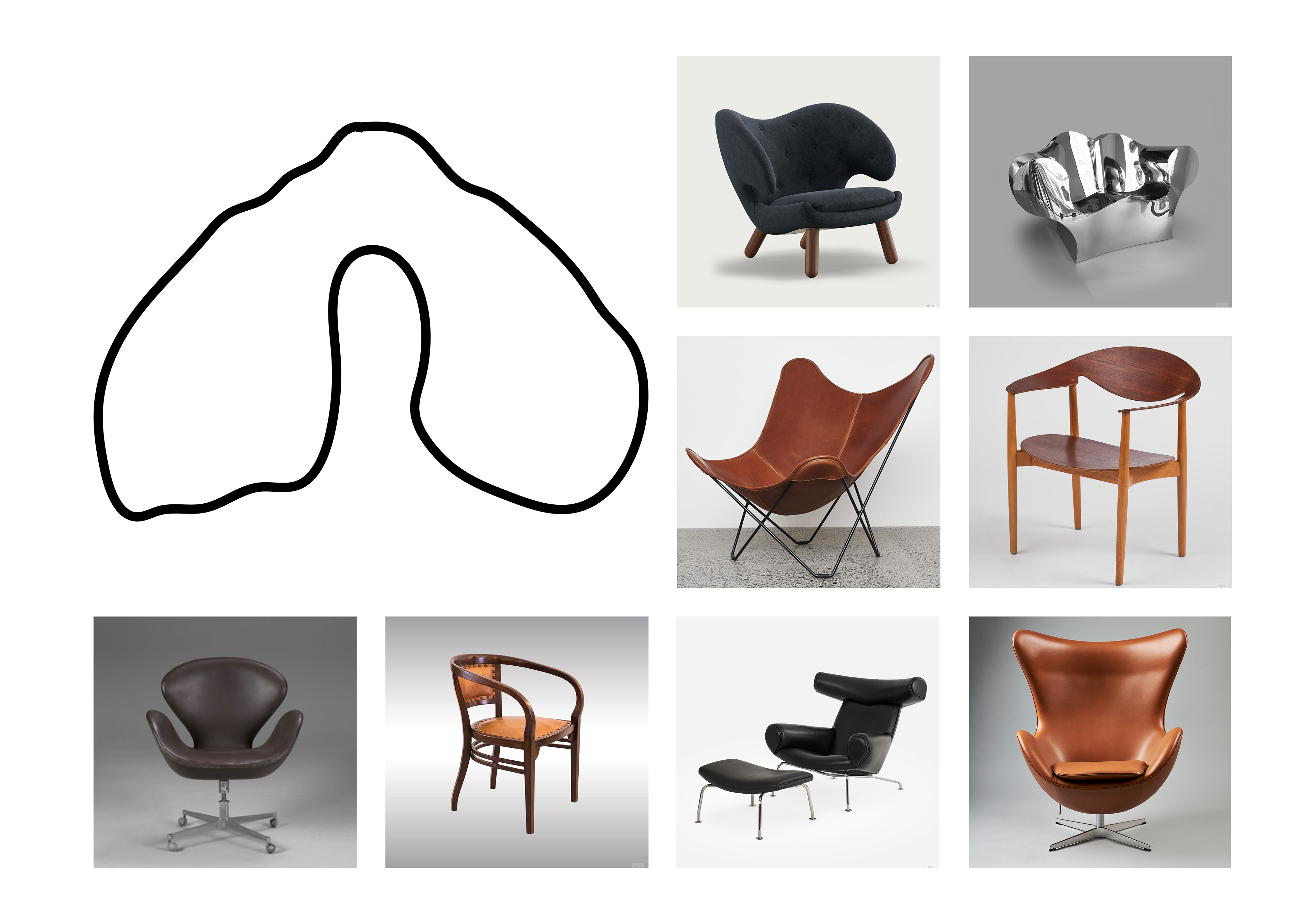 Chair inspiration from Læsø shapes