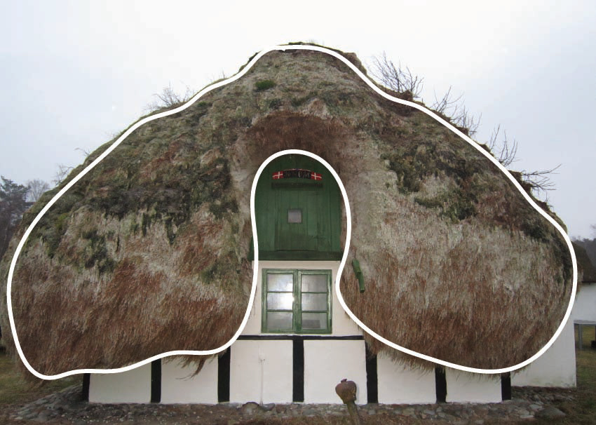 Shapes from Læsø houses