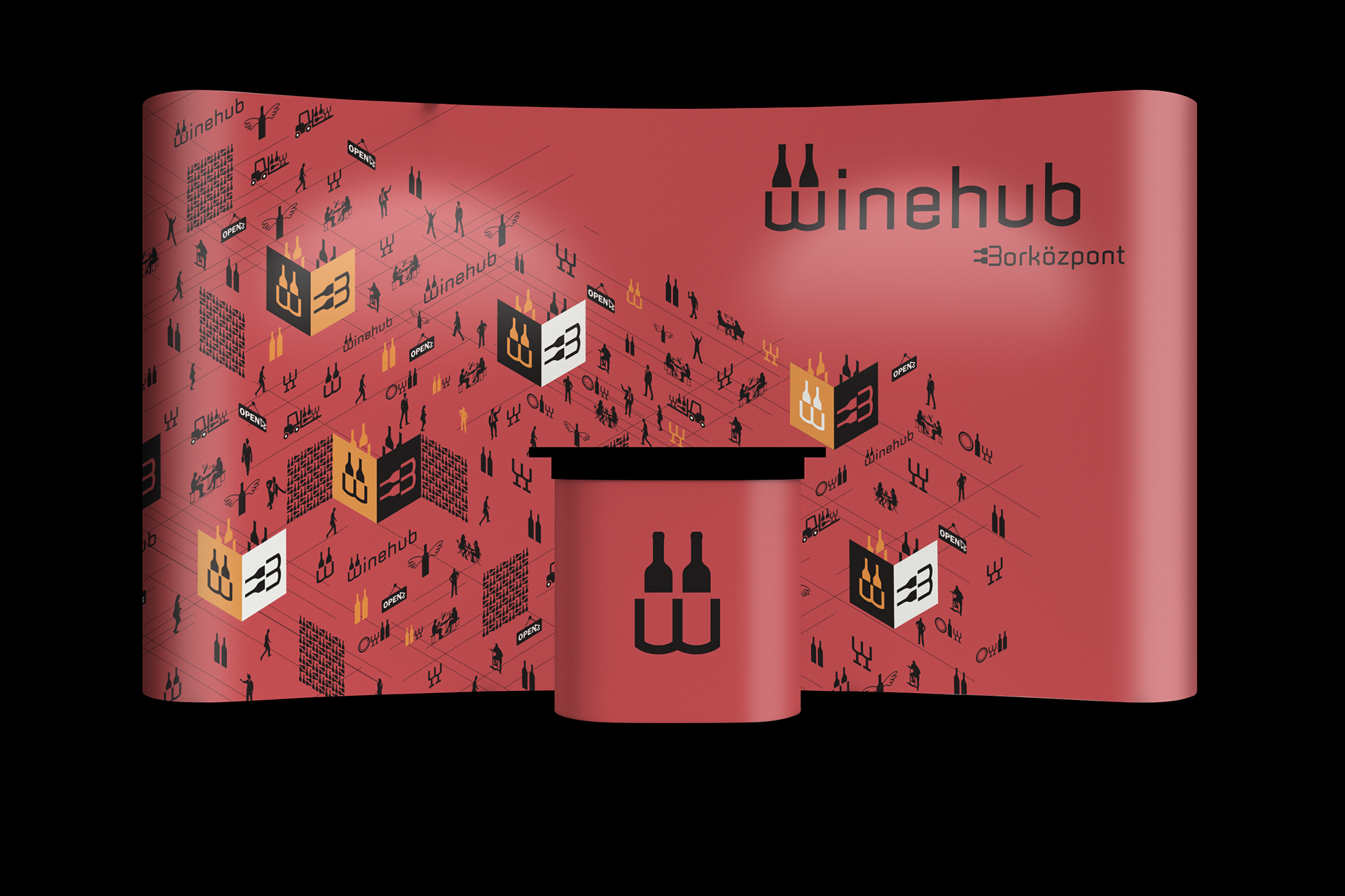 Winehub brand identity