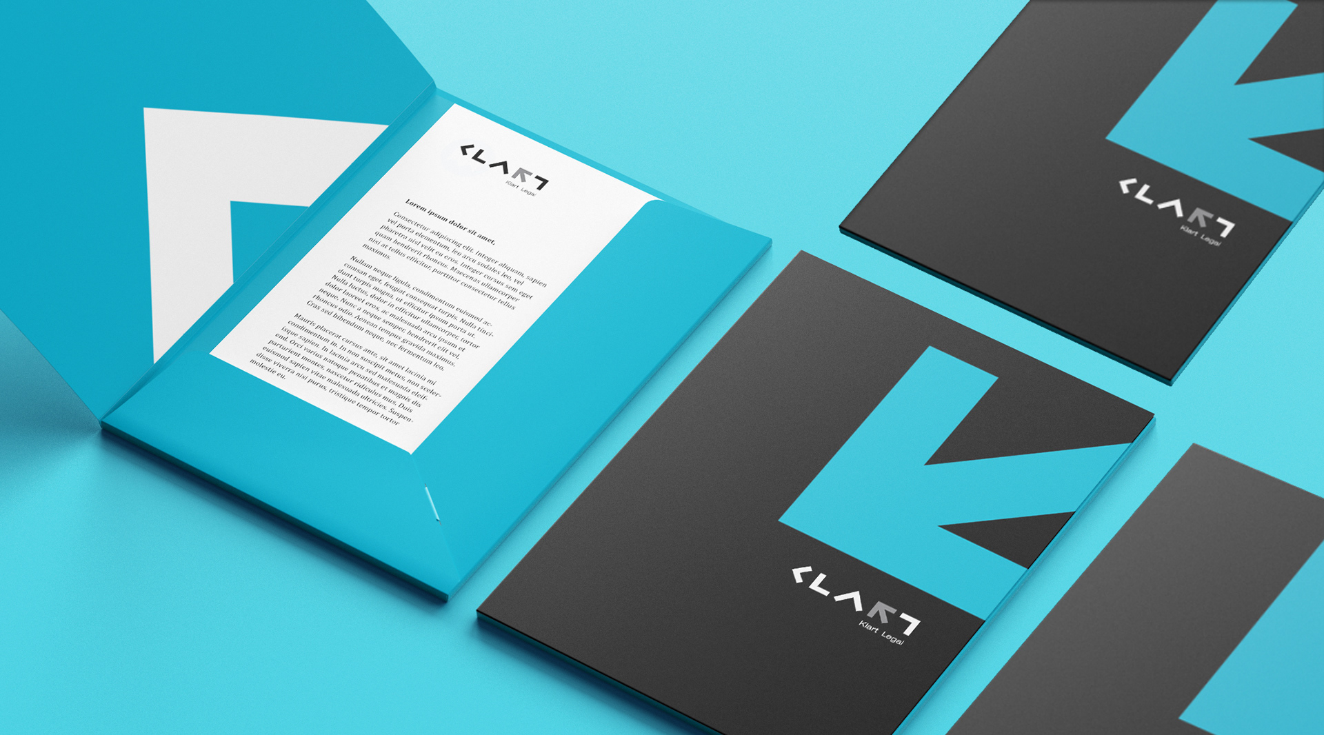 Klart Legal brand identity