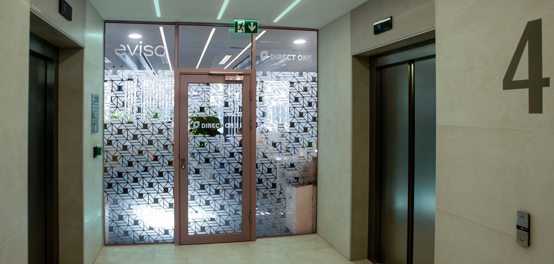 Direct One office design entrance
