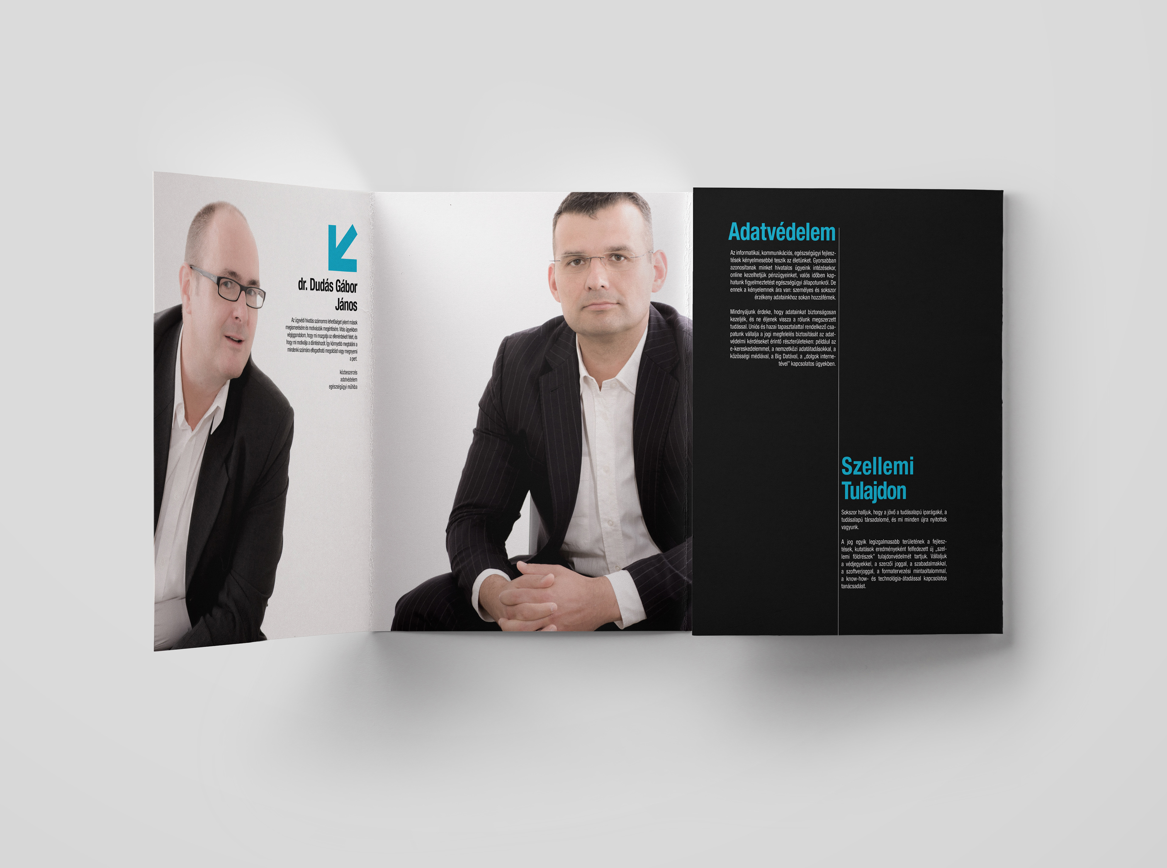 Klart Legal brand identity, image brochure