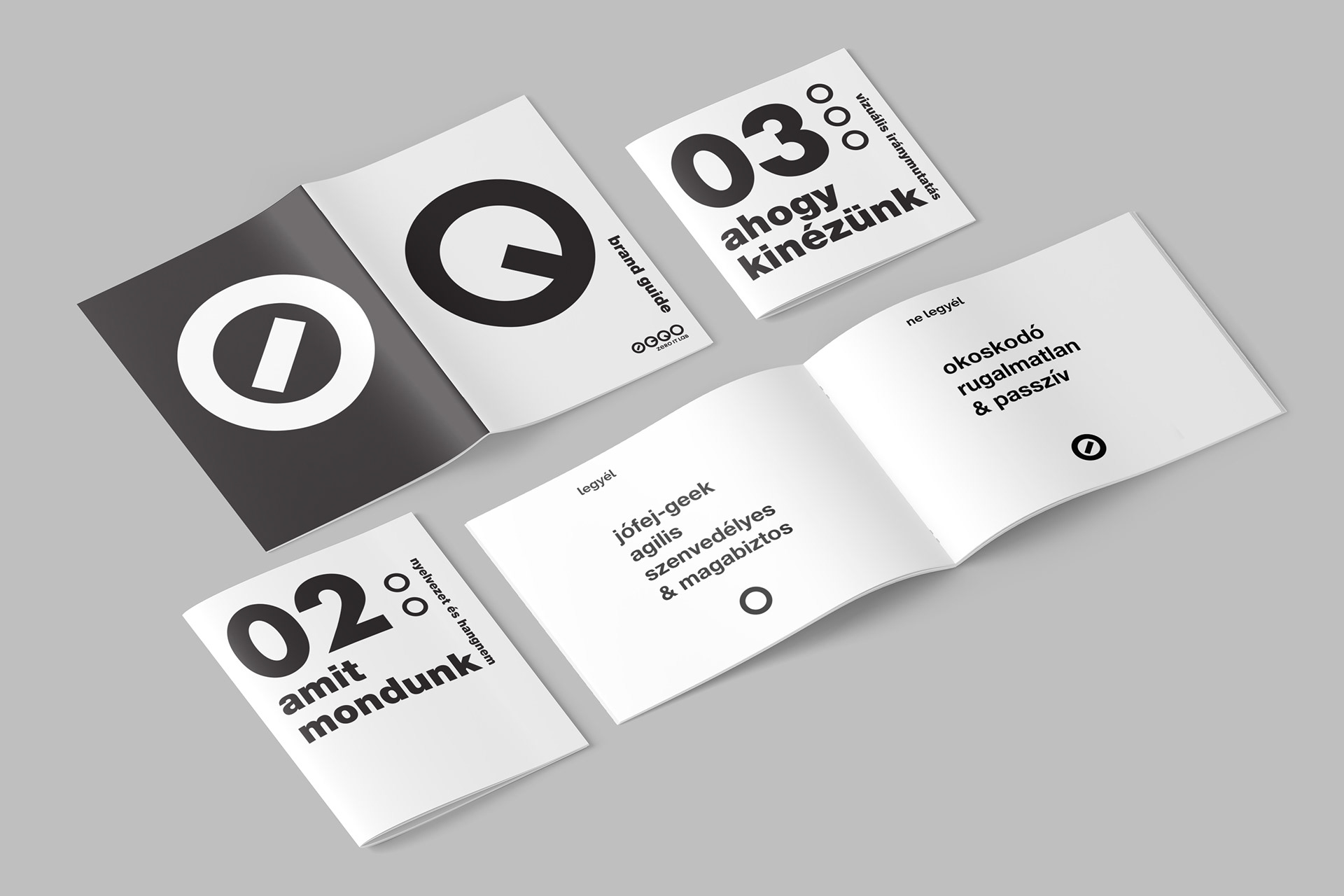 Zero IT Lab Brand Identity, image brochure