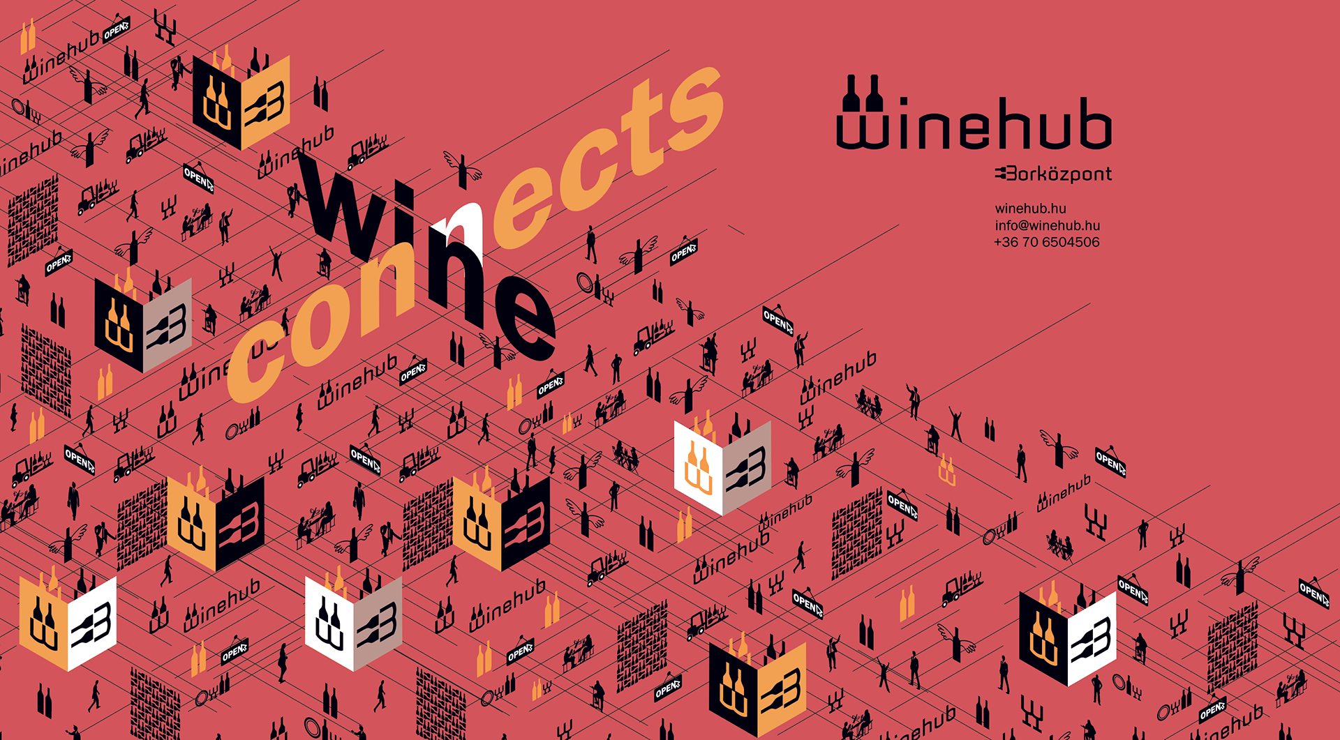 Winehub brand identity
